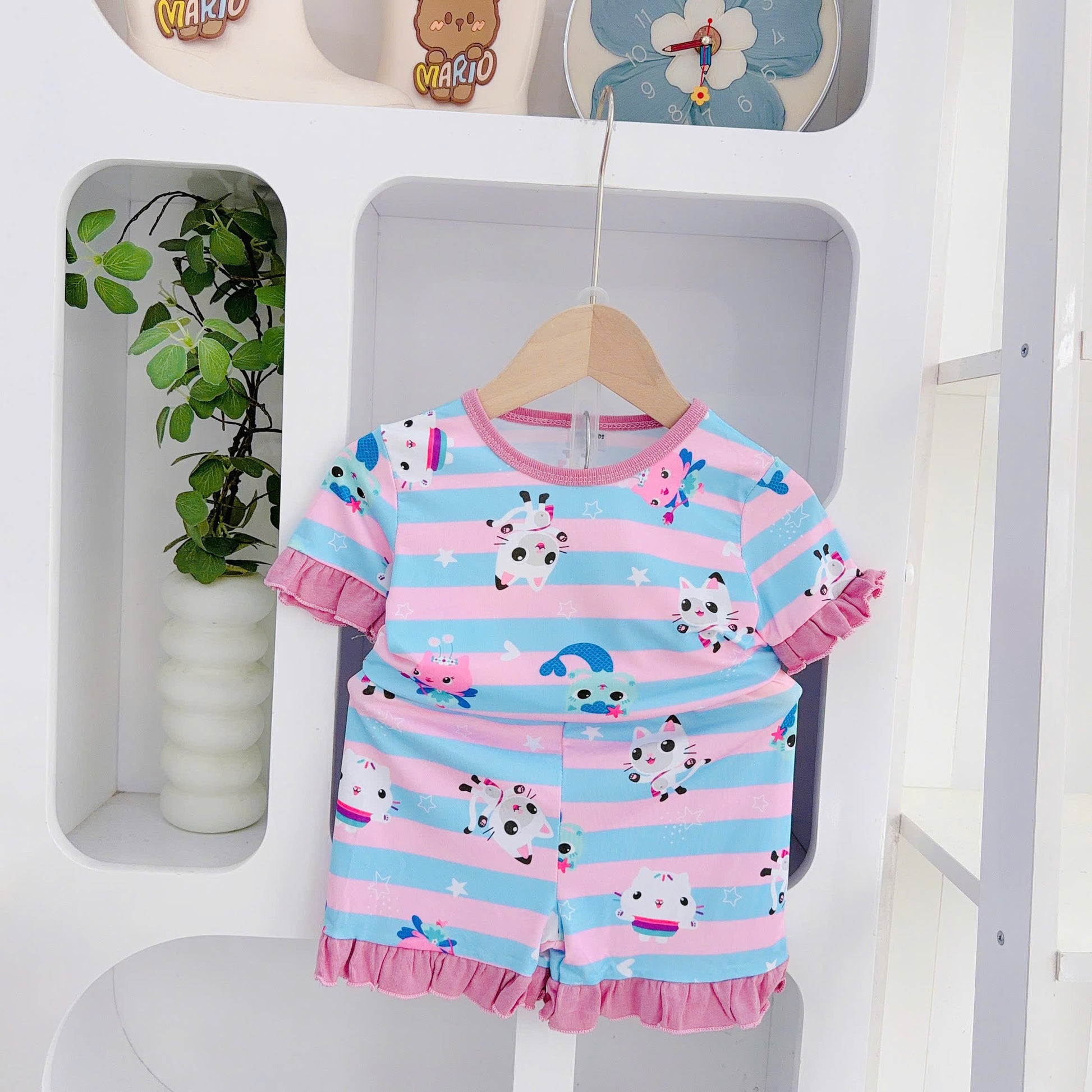 3D Cotton Girls Play Suits