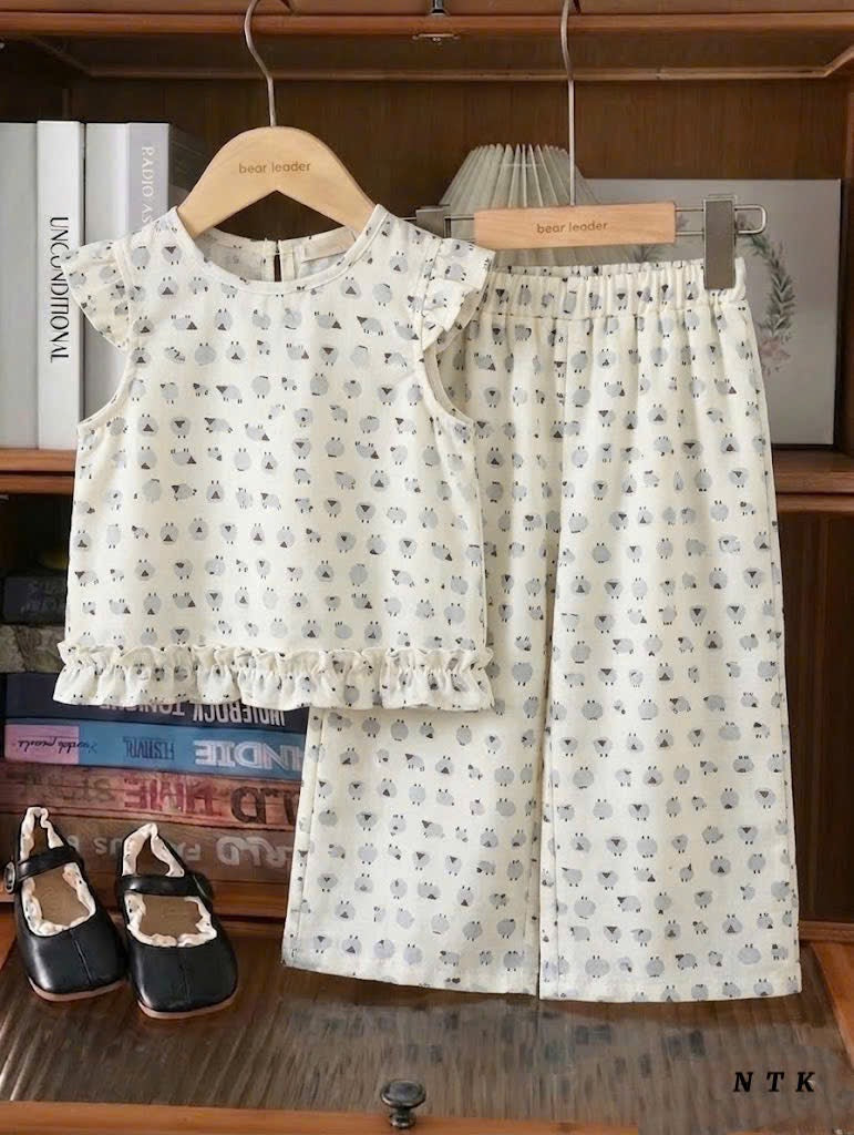 NTK Palazzo Set with Capsleeves