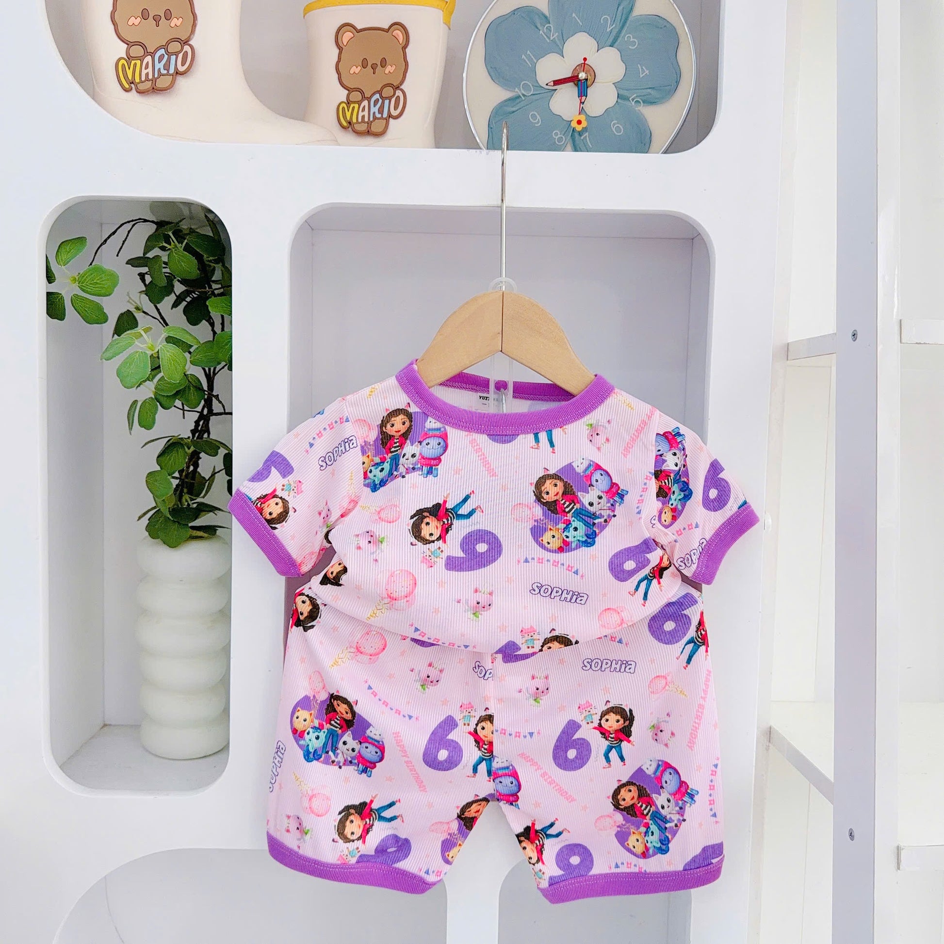 Yuzzin Bamboo Cotton Play Suit Girls