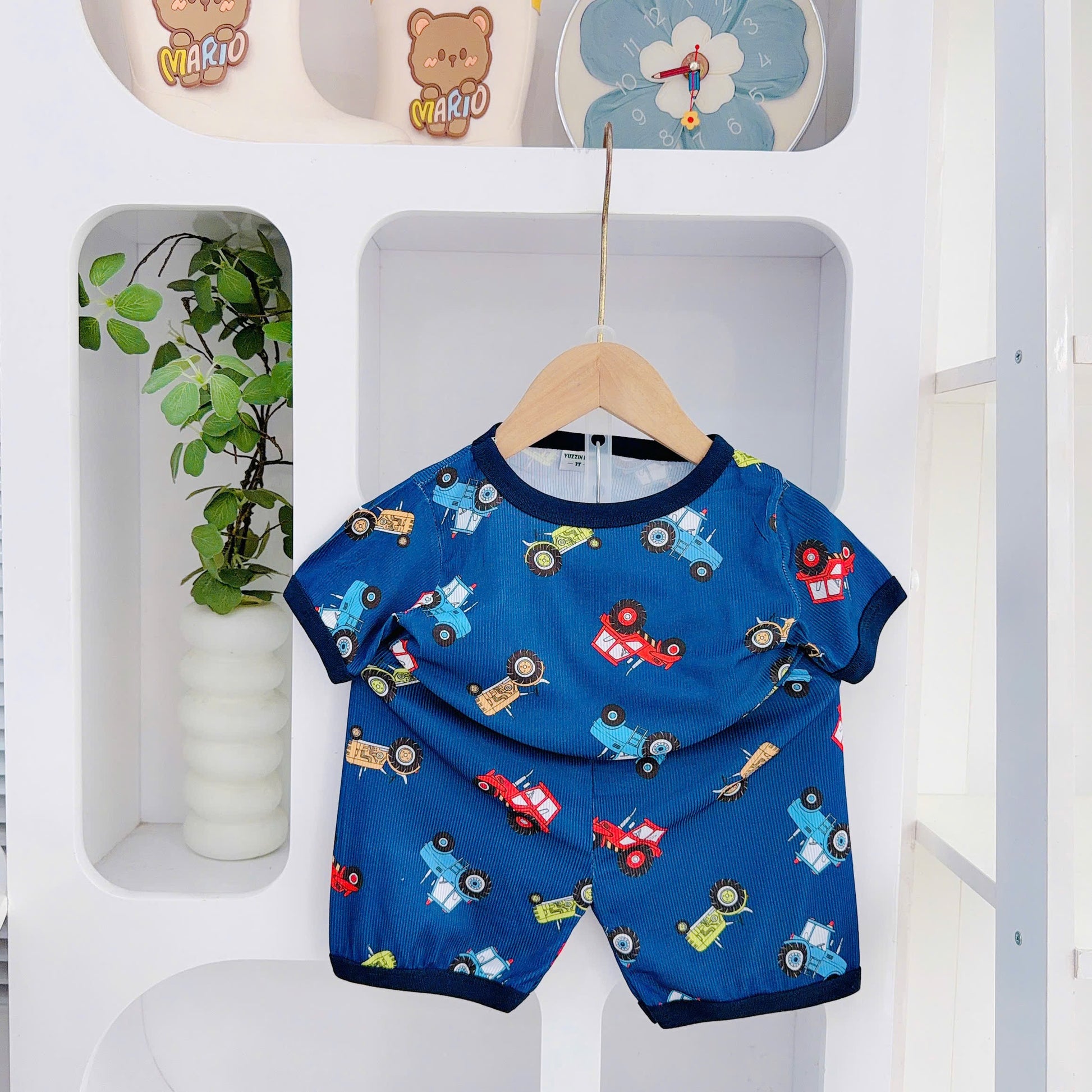 Yuzzin Bamboo Cotton Play Suit Boys