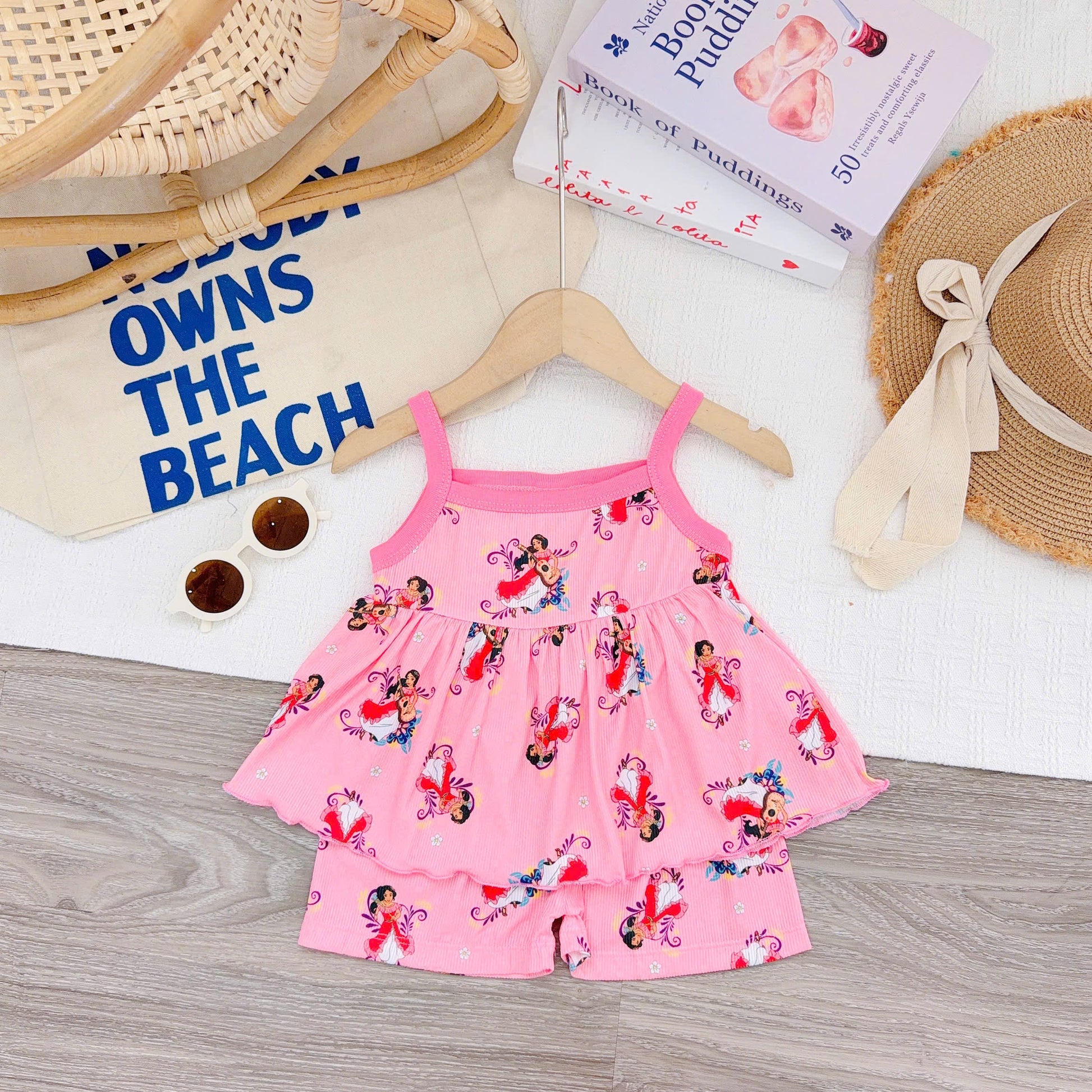3D Cotton Spaghetti Girls Set