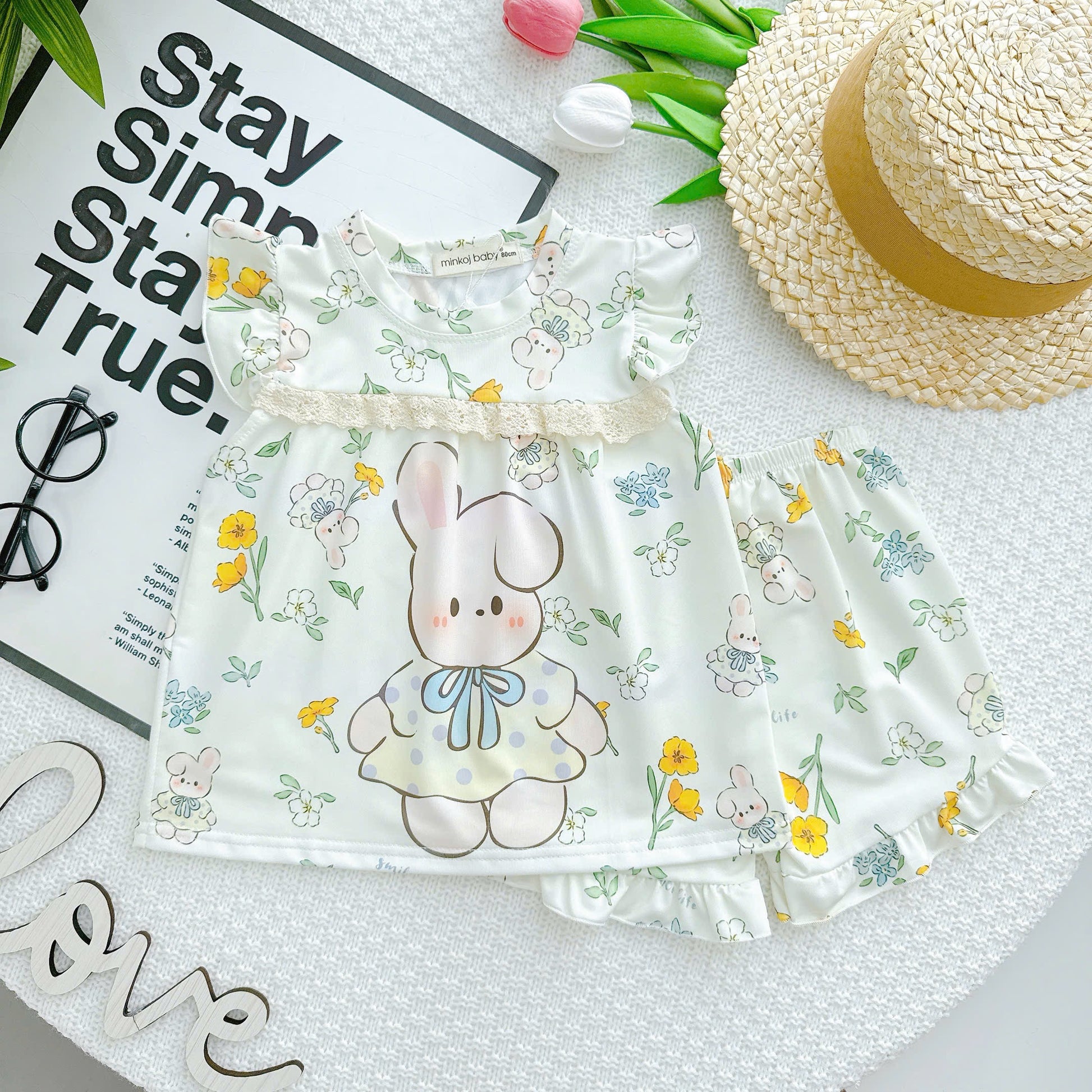 Minky Mom Girls Set
