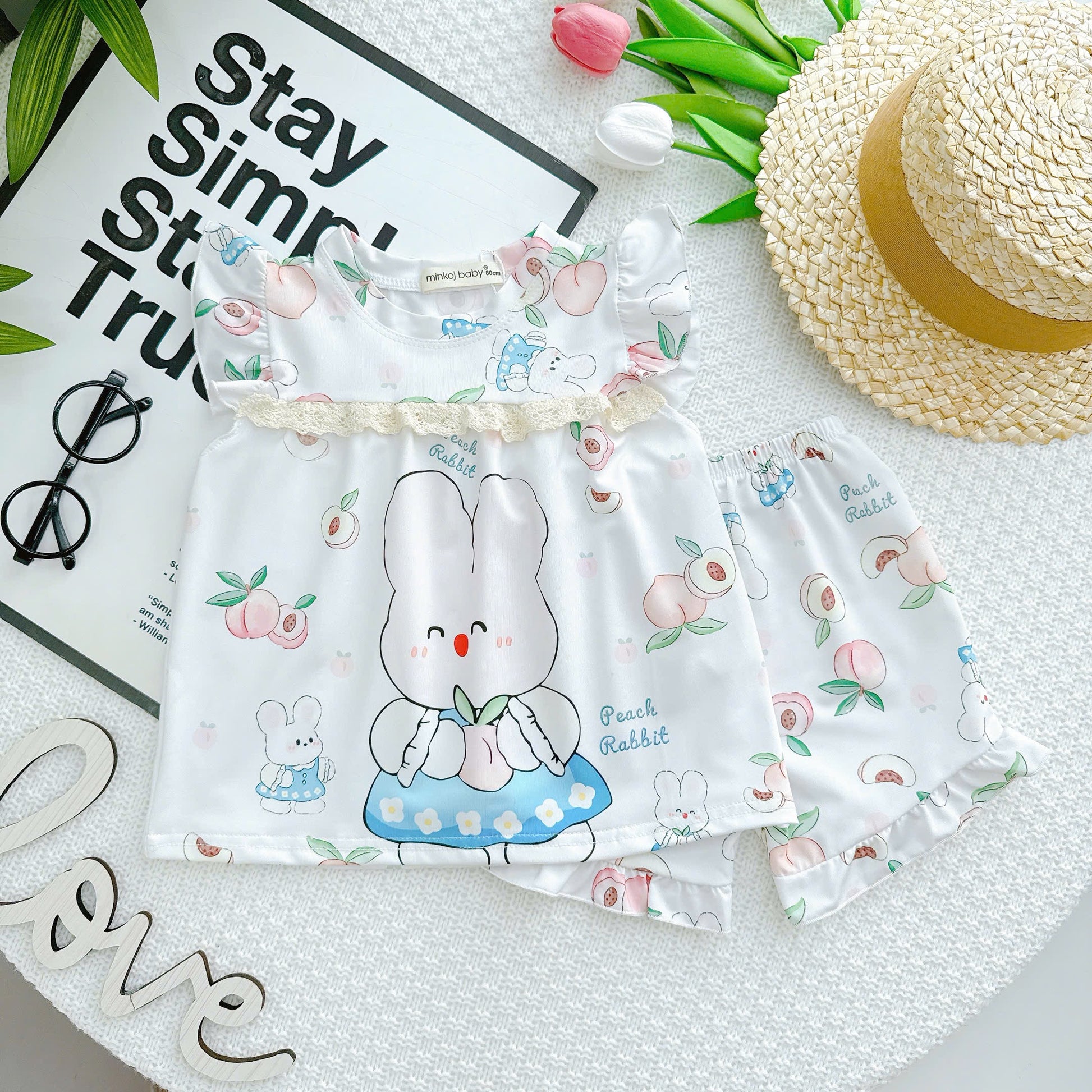 Minky Mom Girls Set