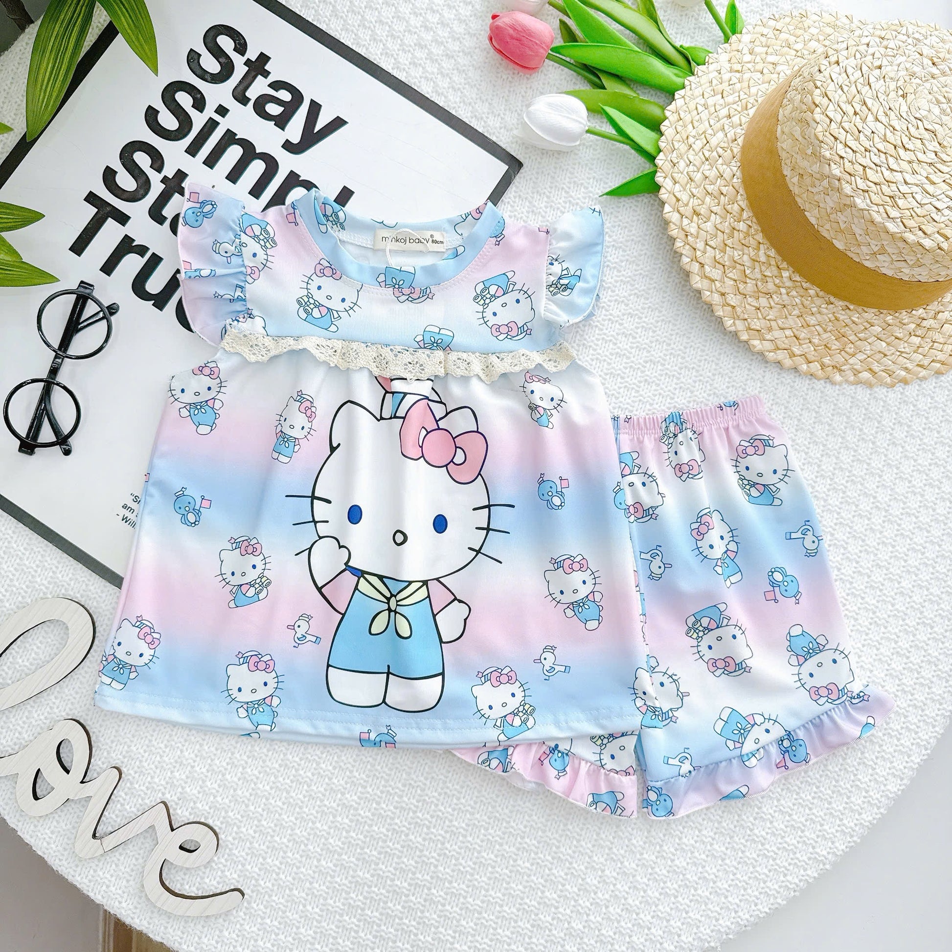 Minky Mom Girls Set