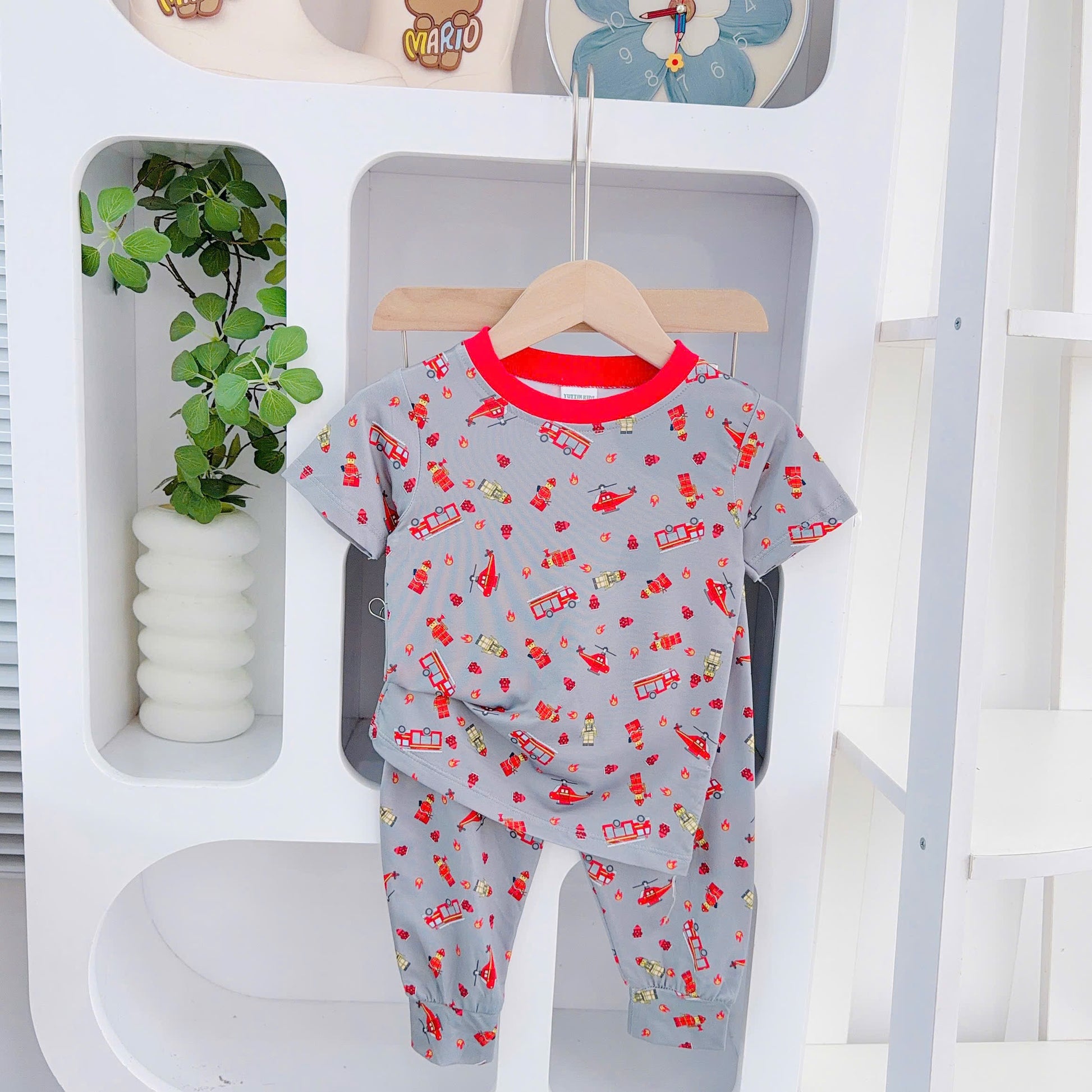 3D Cotton Short Sleeves Longs Pants Small Size only