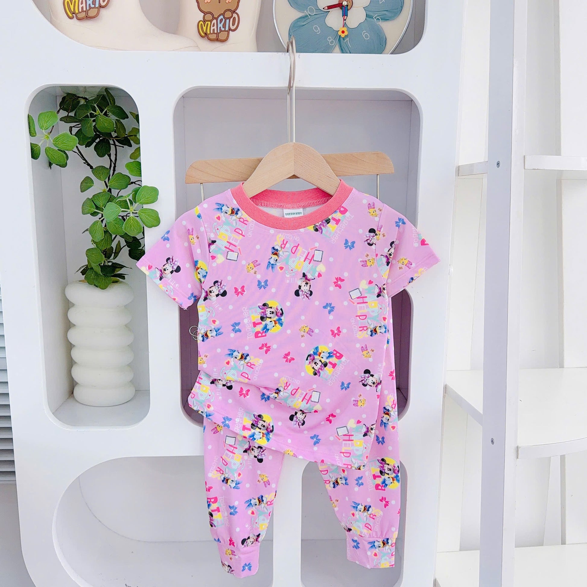 3D Cotton Short Sleeves Longs Pants Small Size only