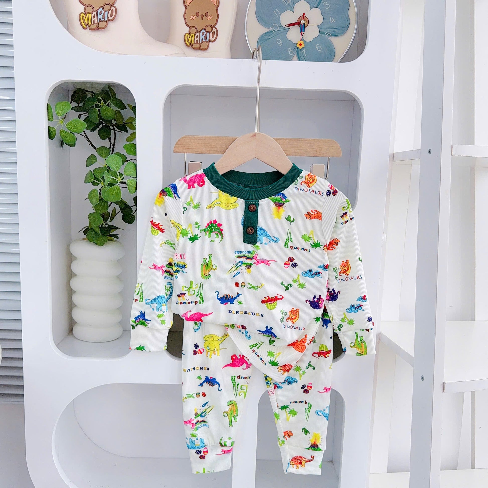 Long Sleeves Pyjamas Boys Bamboo Cotton