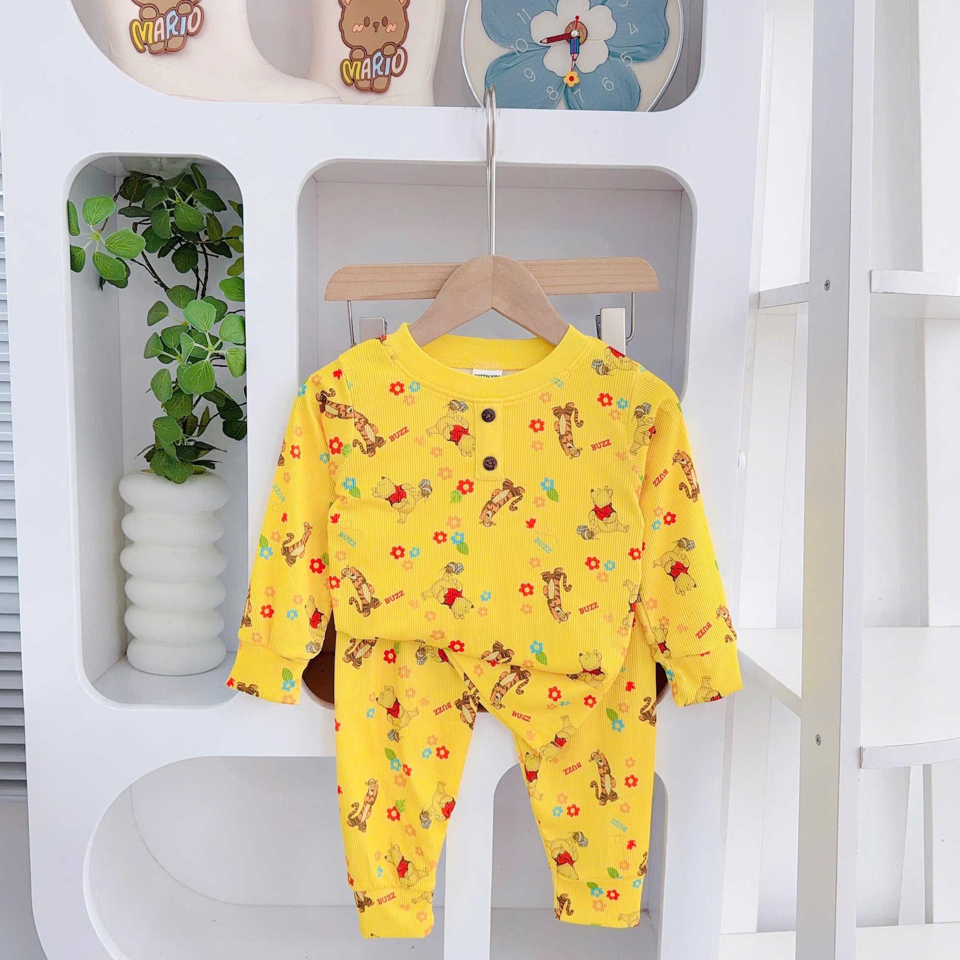 Long Sleeves Pyjamas Boys Bamboo Cotton