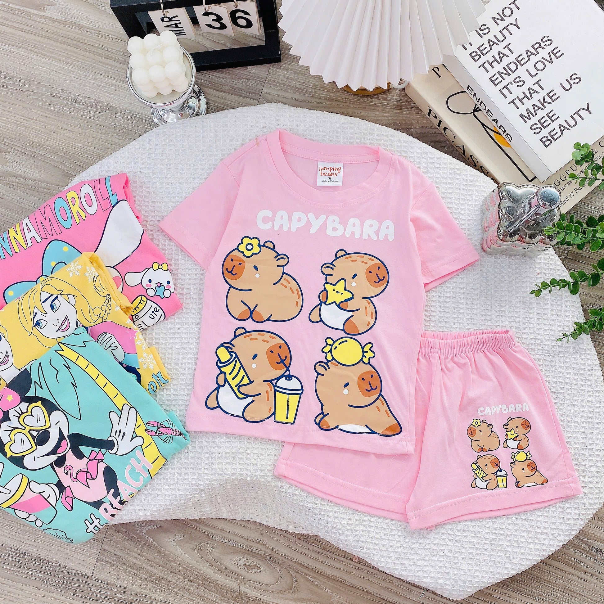 Jumping Beans Girls Printed Set