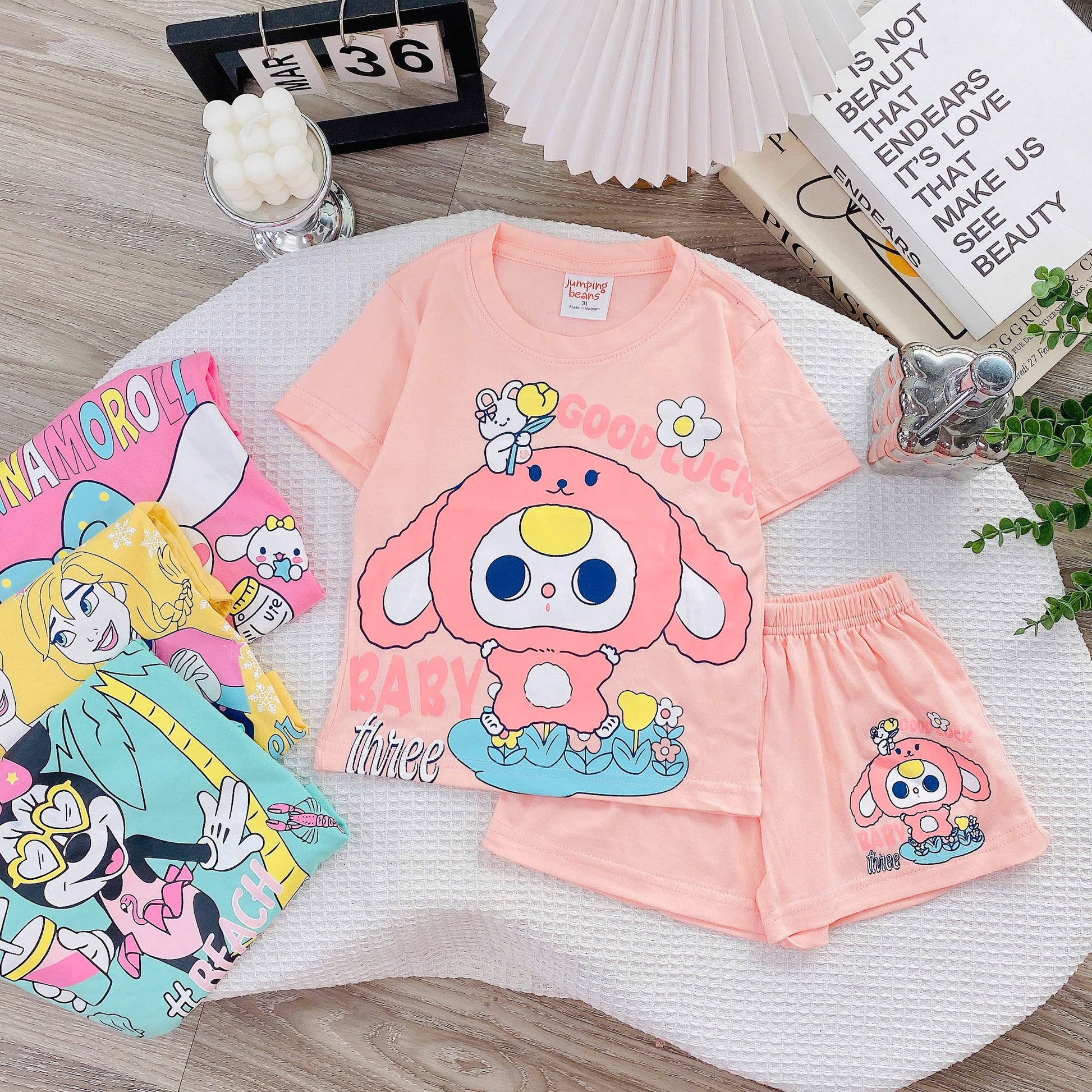 Jumping Beans Girls Printed Set