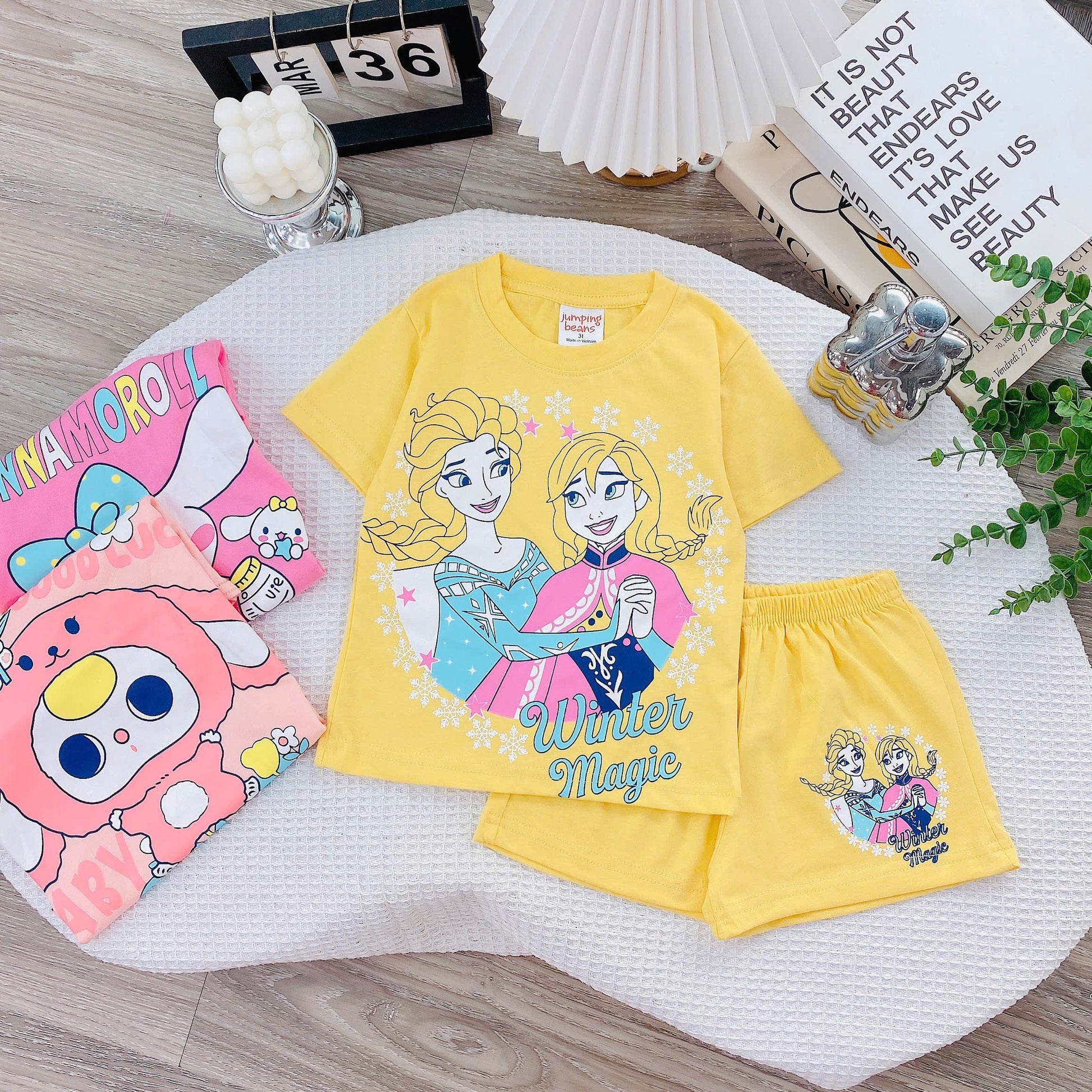 Jumping Beans Girls Printed Set