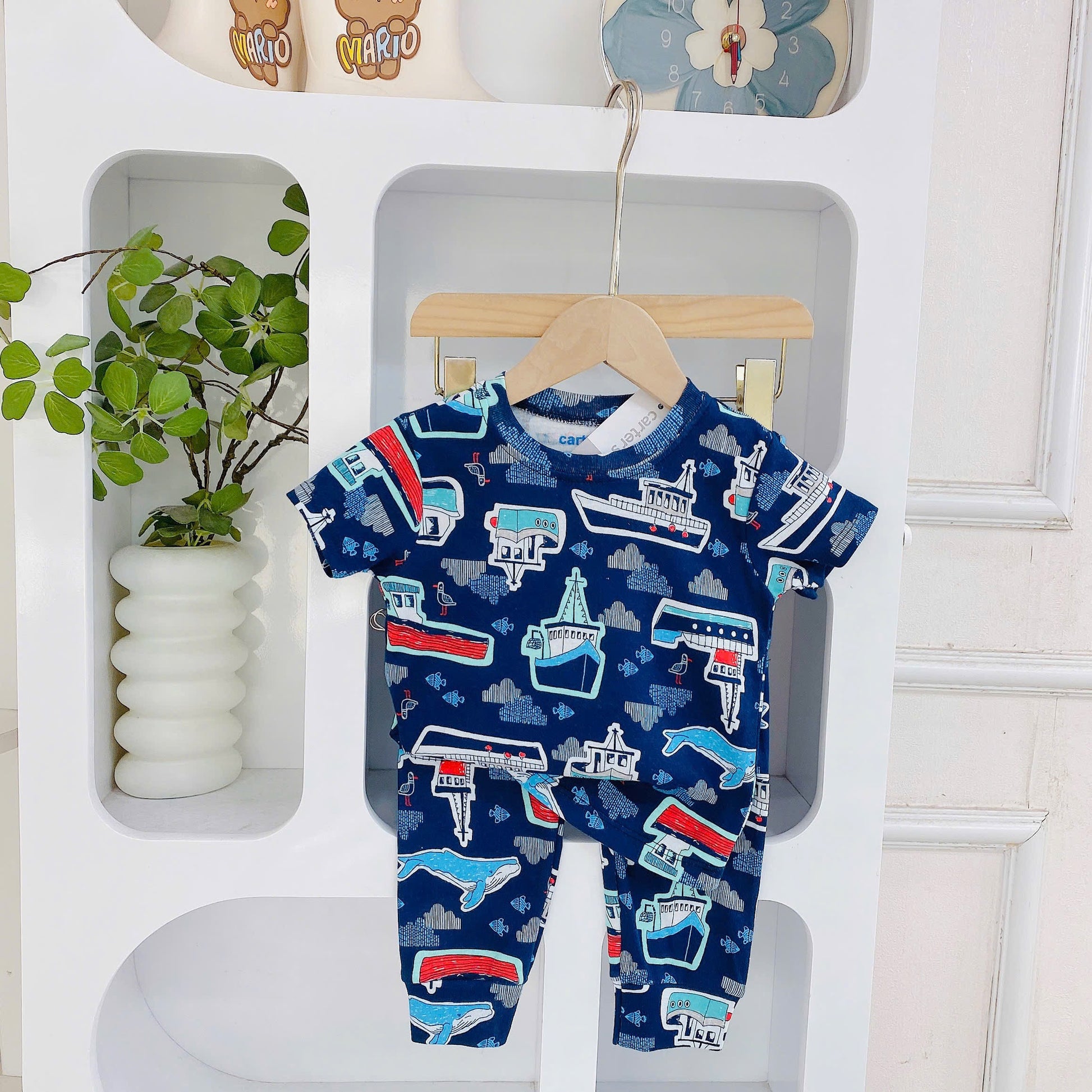 Short Sleeves Long Pants Pyjamas