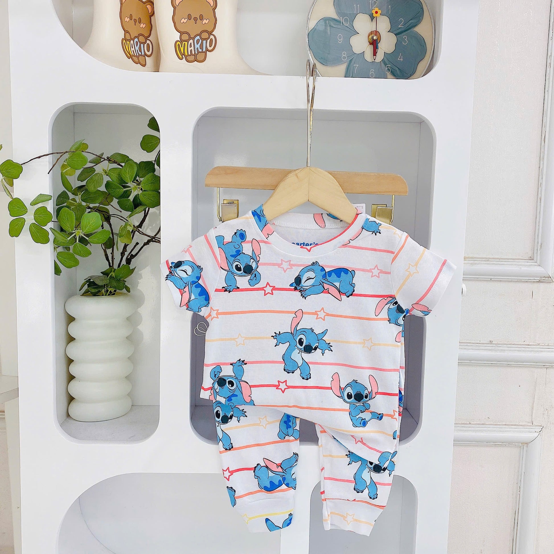 Short Sleeves Long Pants Pyjamas