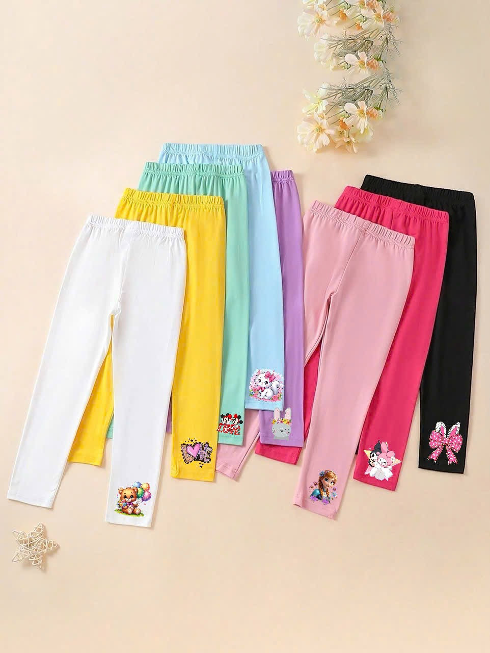 Leggings With Small Print