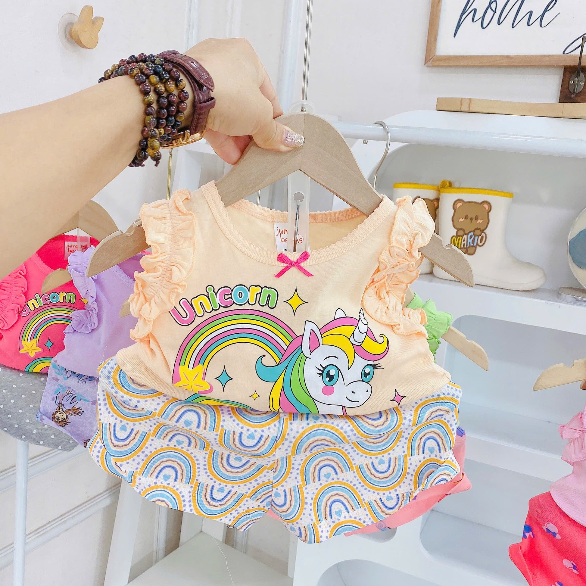 Sleeveless girls Play Time Sets