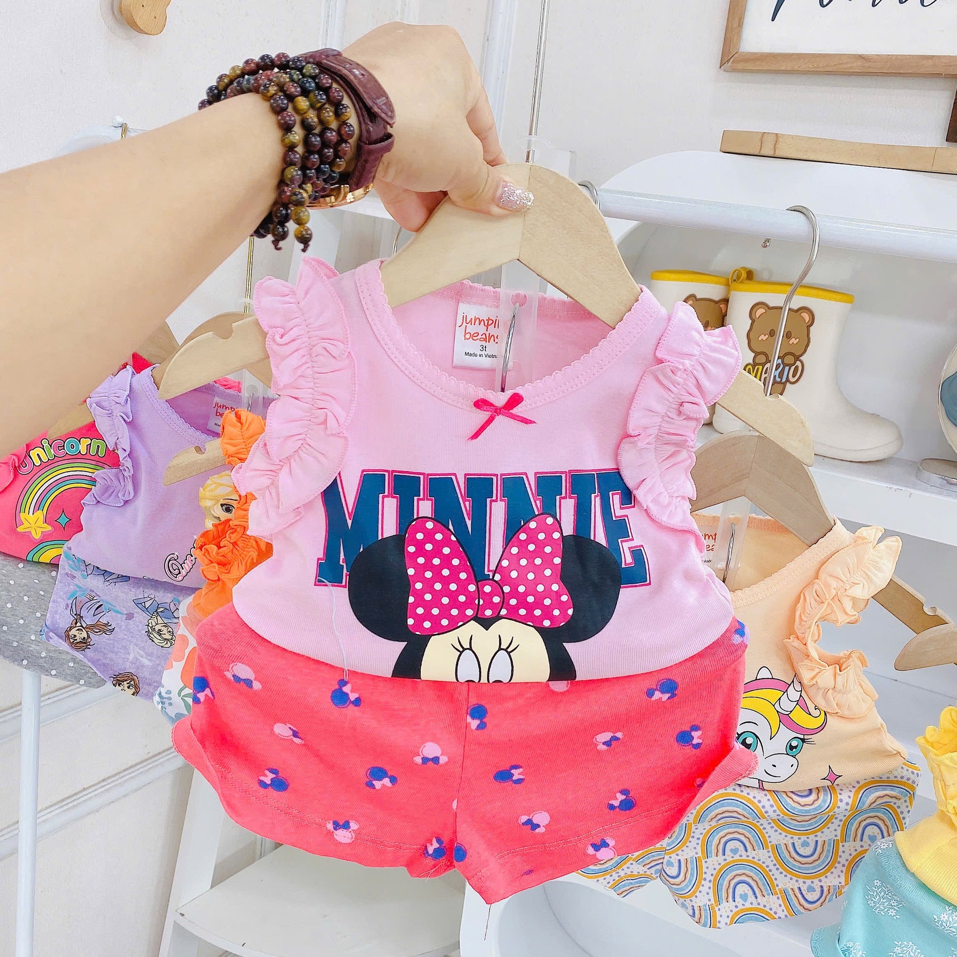 Sleeveless girls Play Time Sets