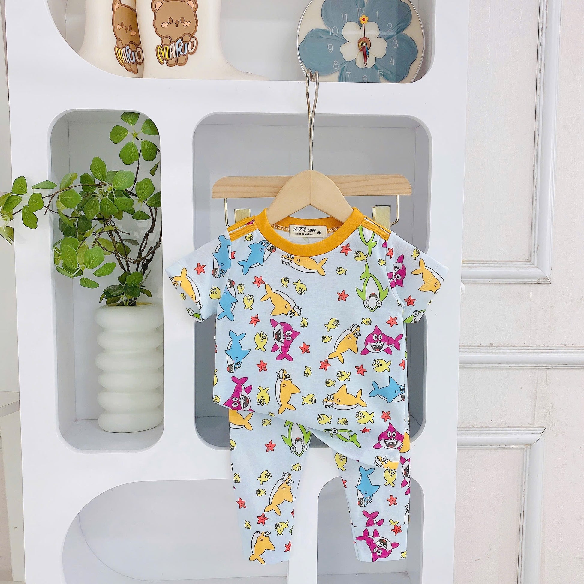 Zuzu Short Sleeves Long Pants Pyjamas