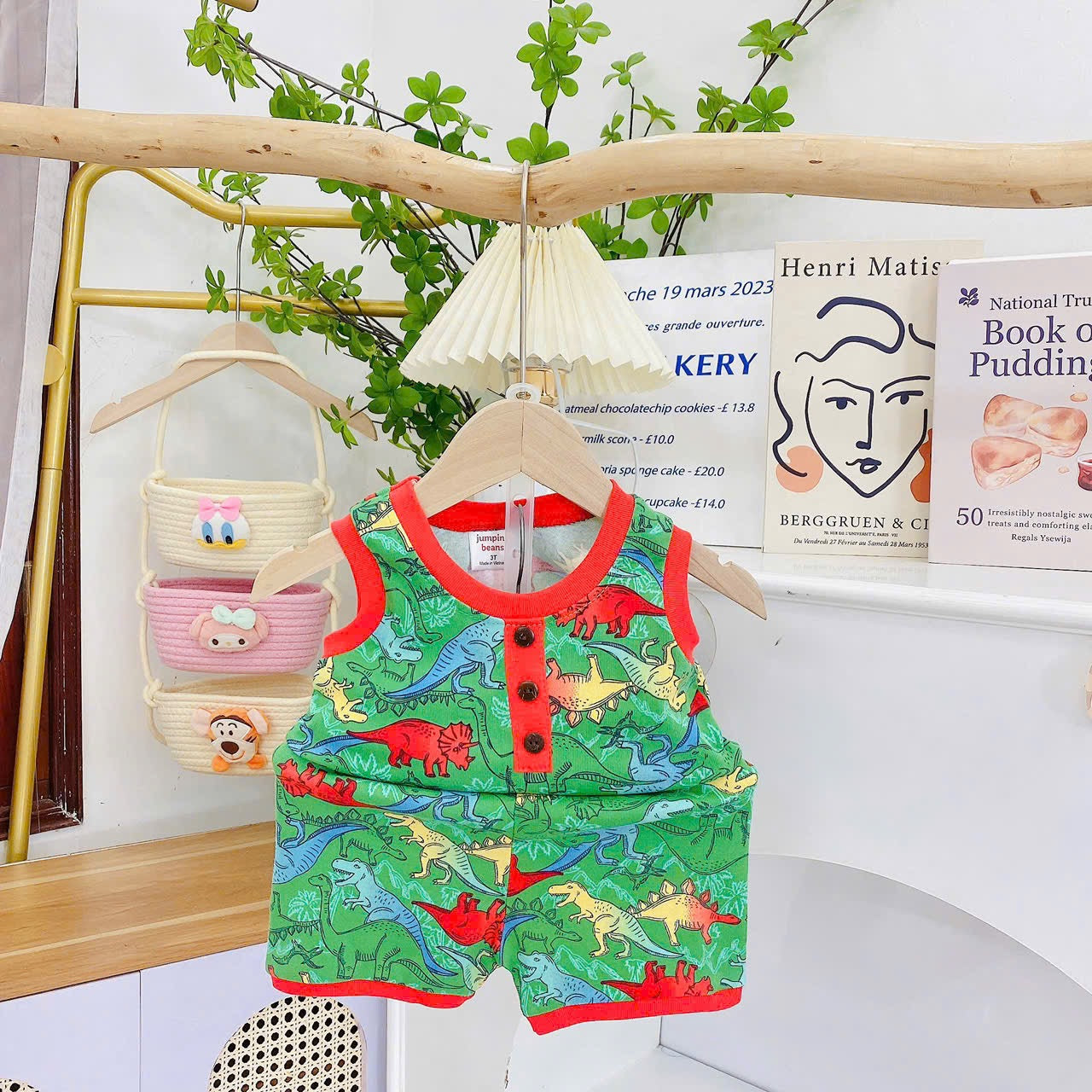 Sleeveless Play Time Set Jumping Beans