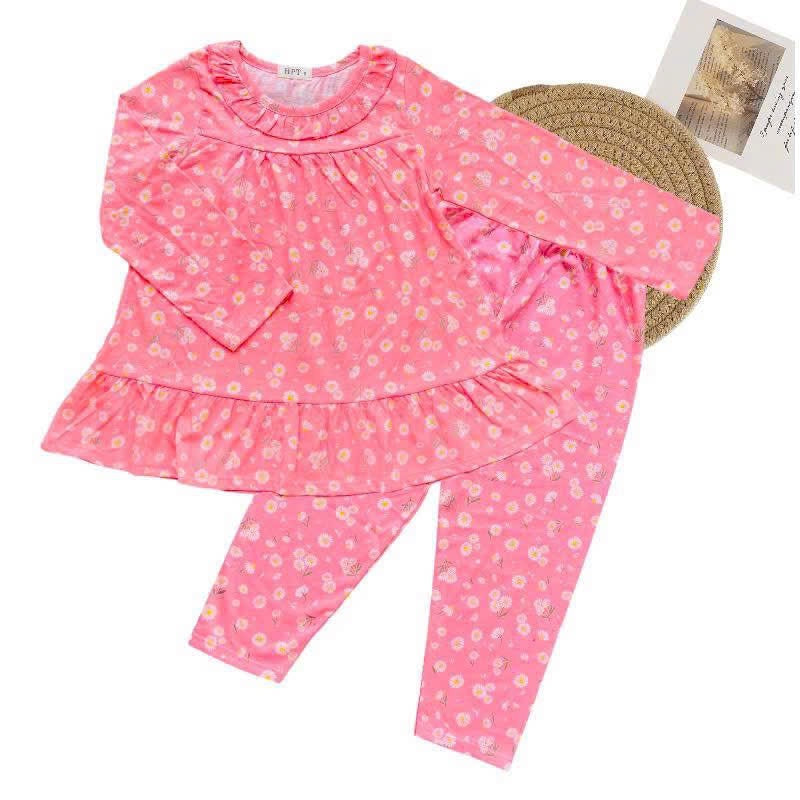 Long Sleeves Girls Pyjamas Big Size