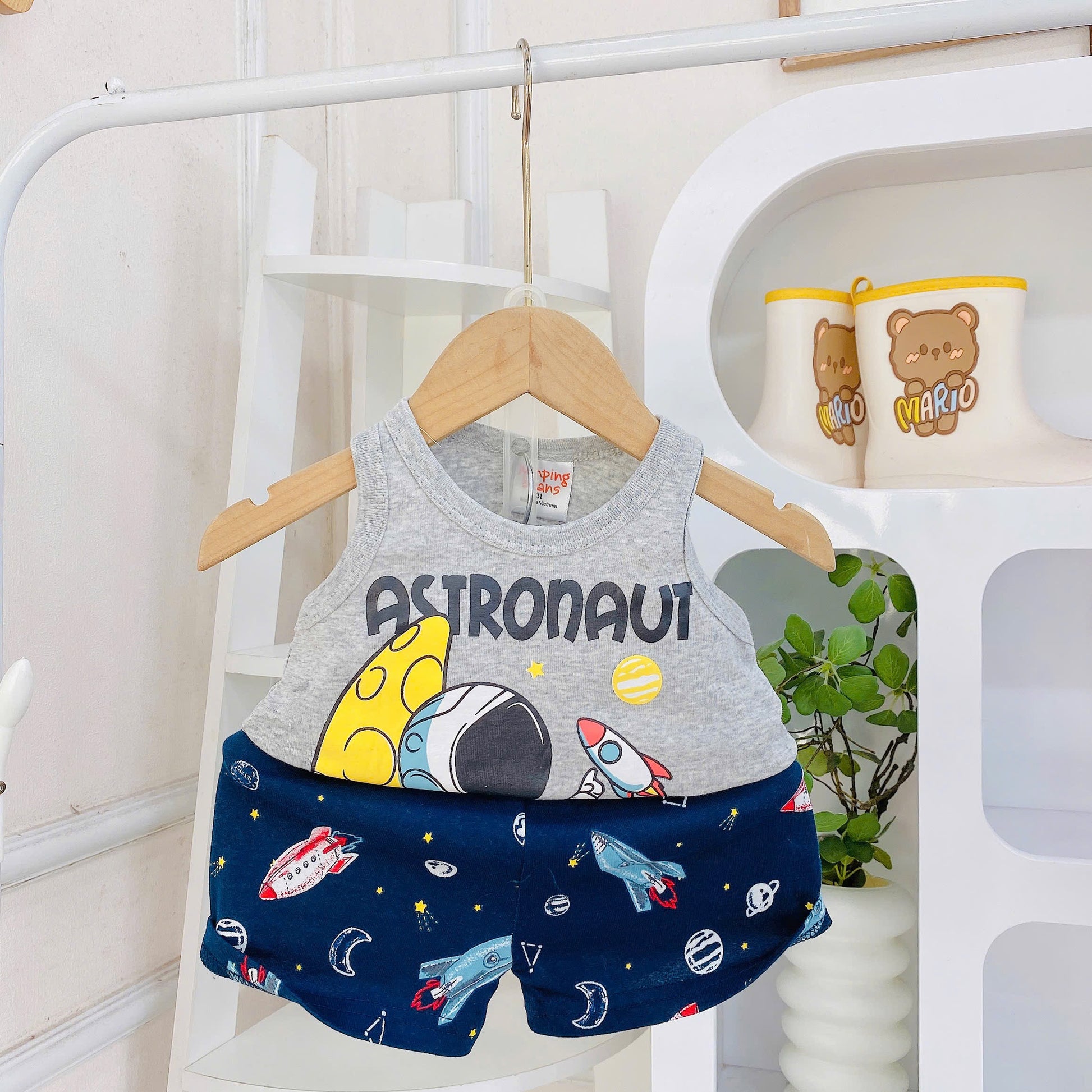 Printed Sleeveless Play Time Set