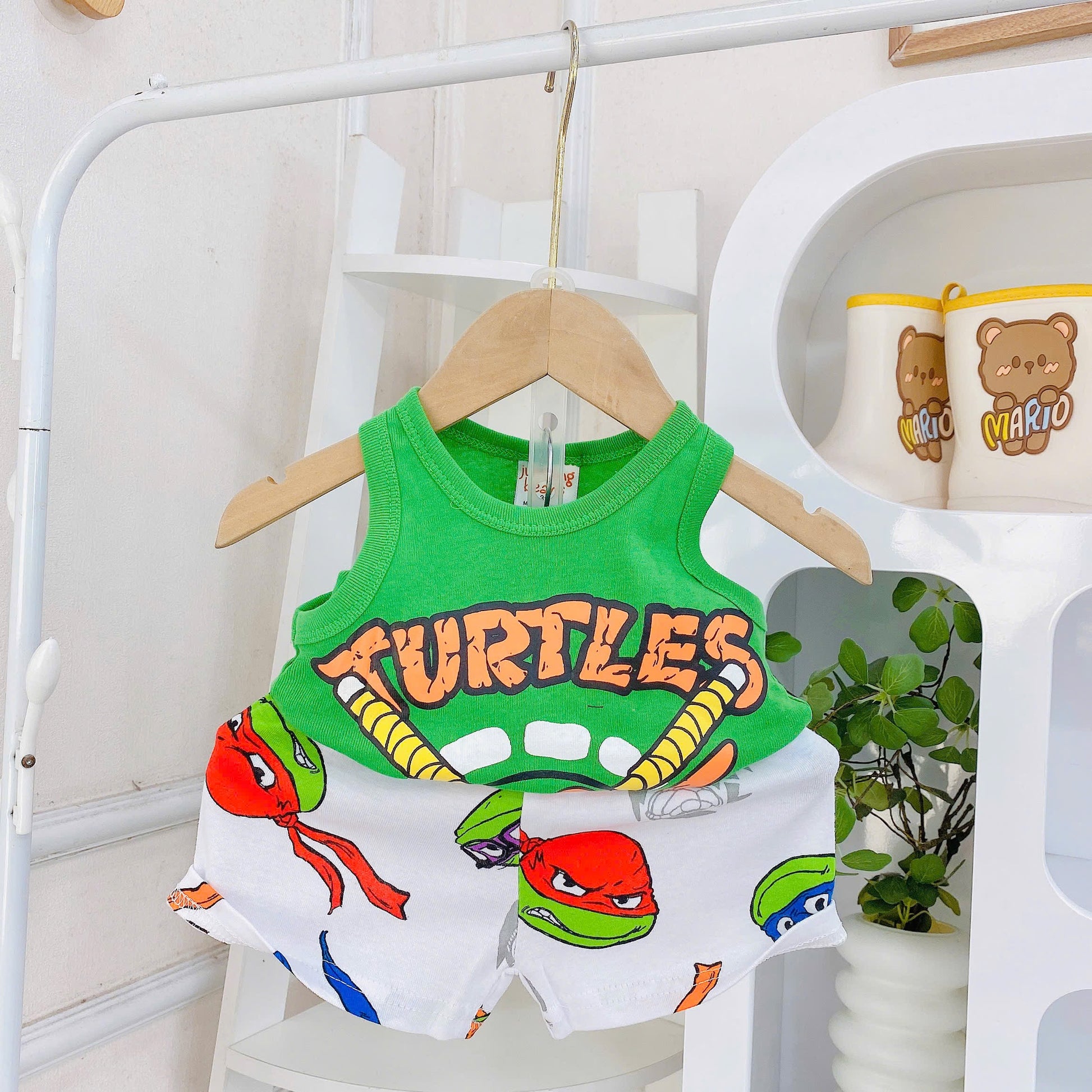 Printed Sleeveless Play Time Set