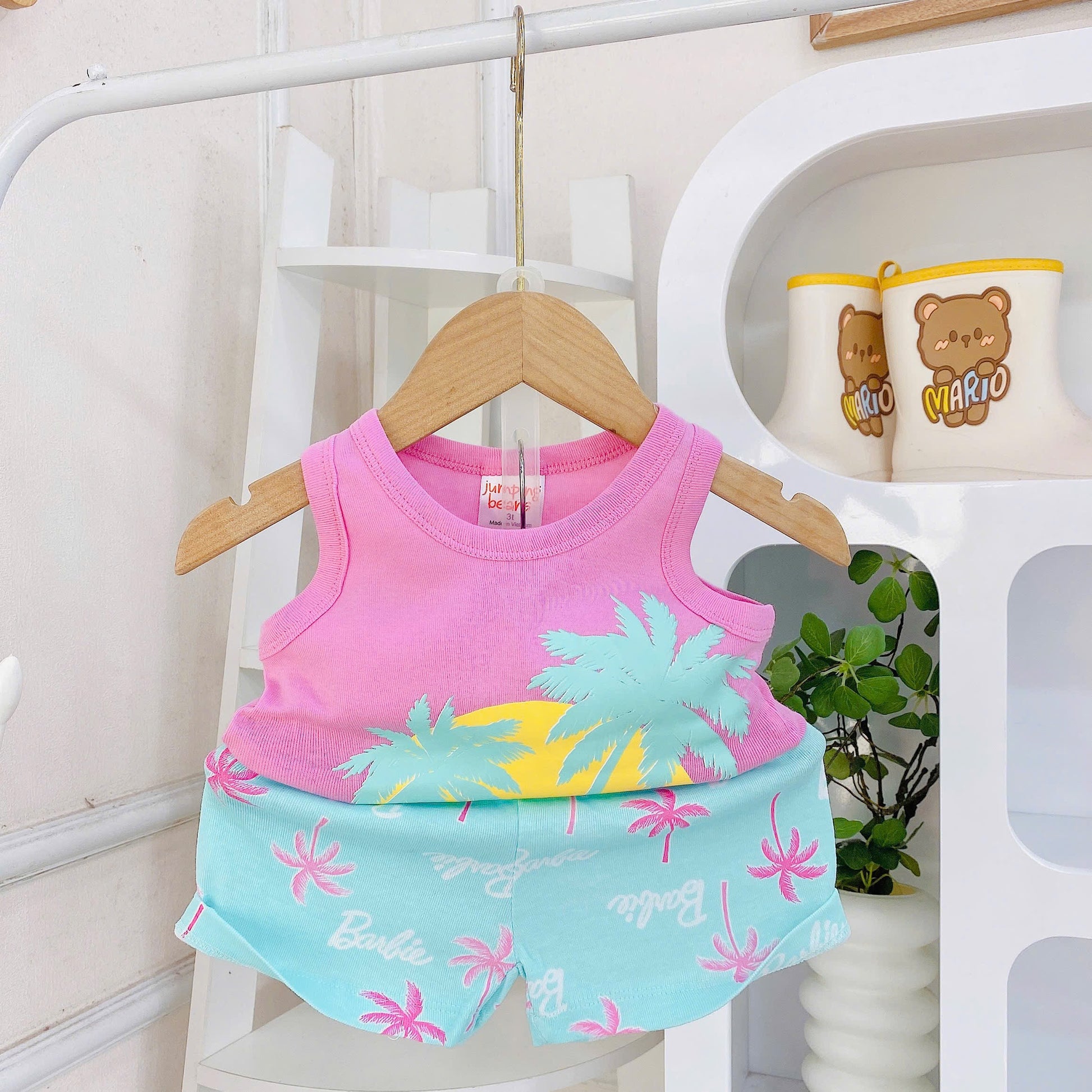Printed Sleeveless Play Time Set