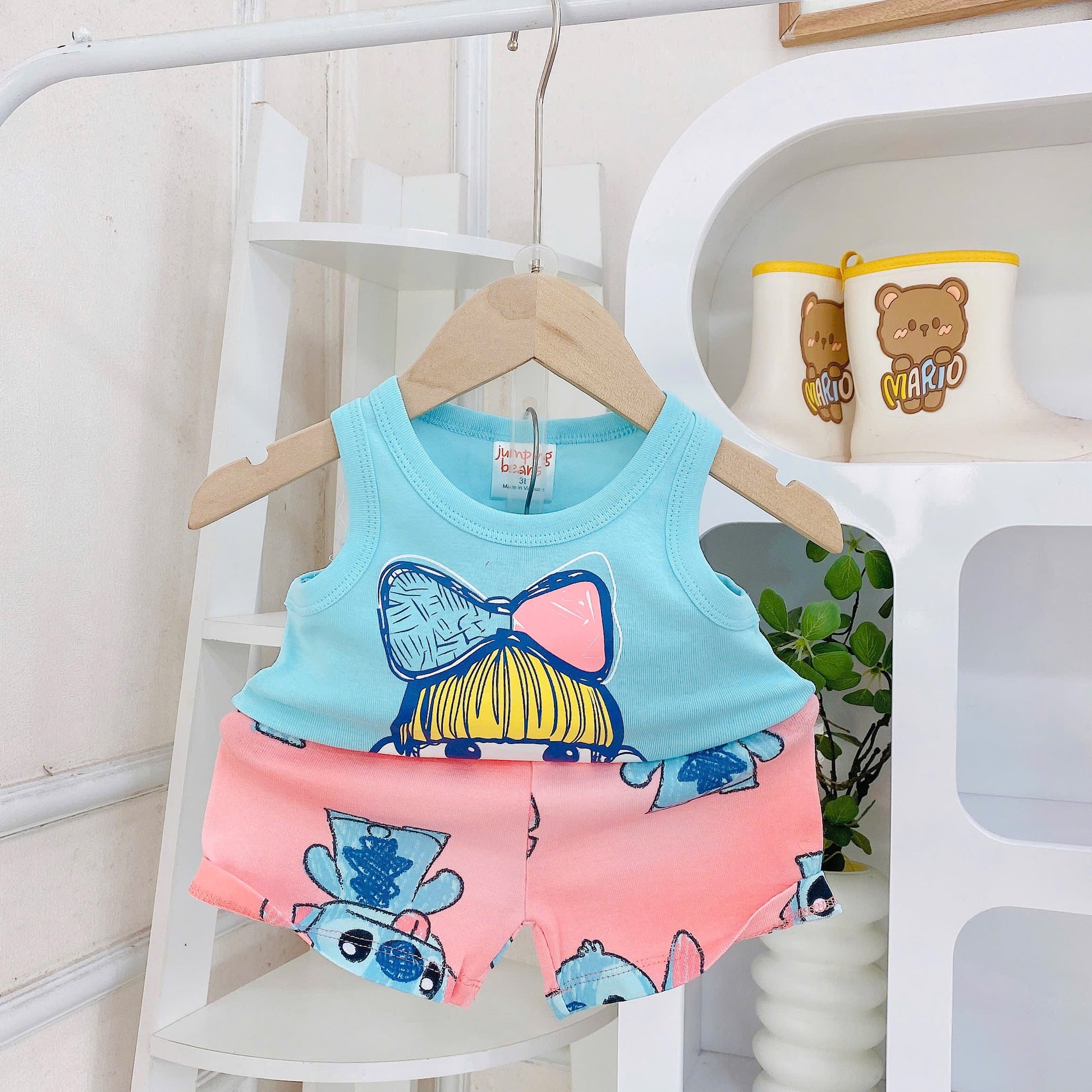 Printed Sleeveless Play Time Set