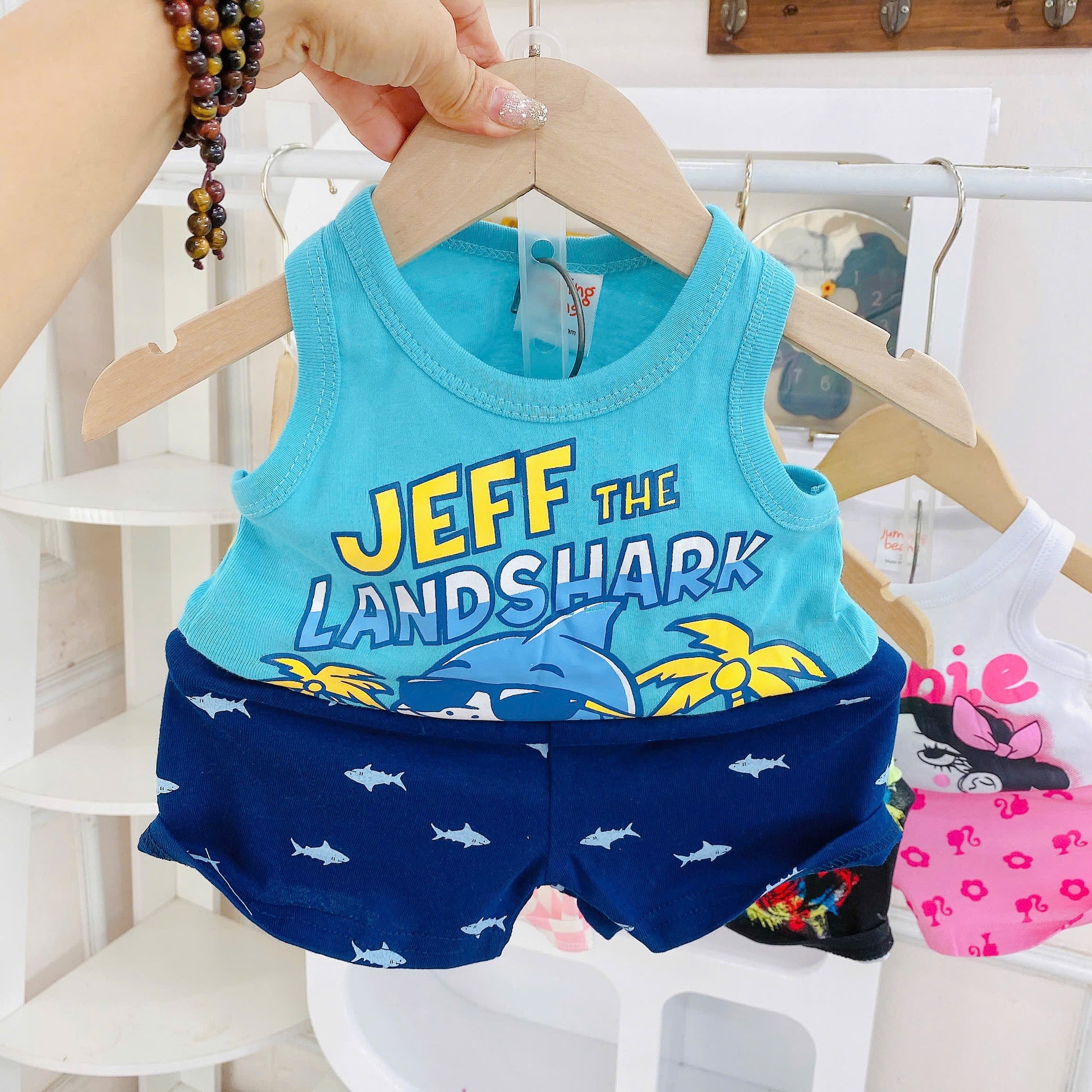 Printed Sleeveless Play Time Set