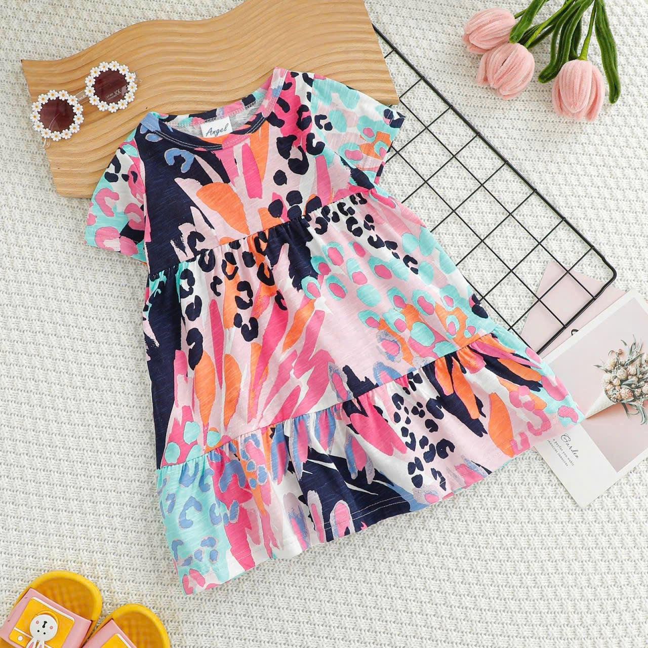 Angel Kids Cotton Dresses for Little Girls