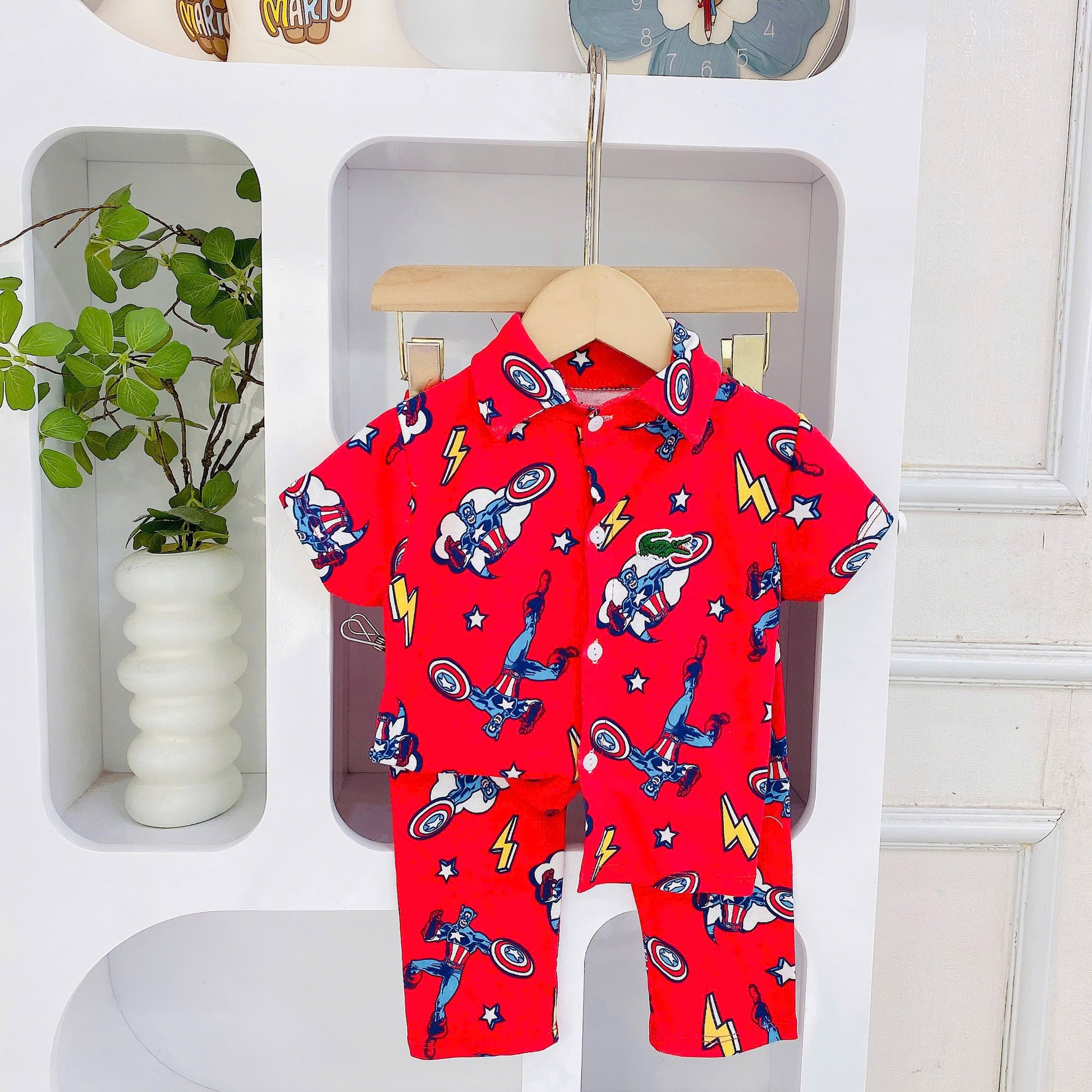 Shirt Set with Long Pants