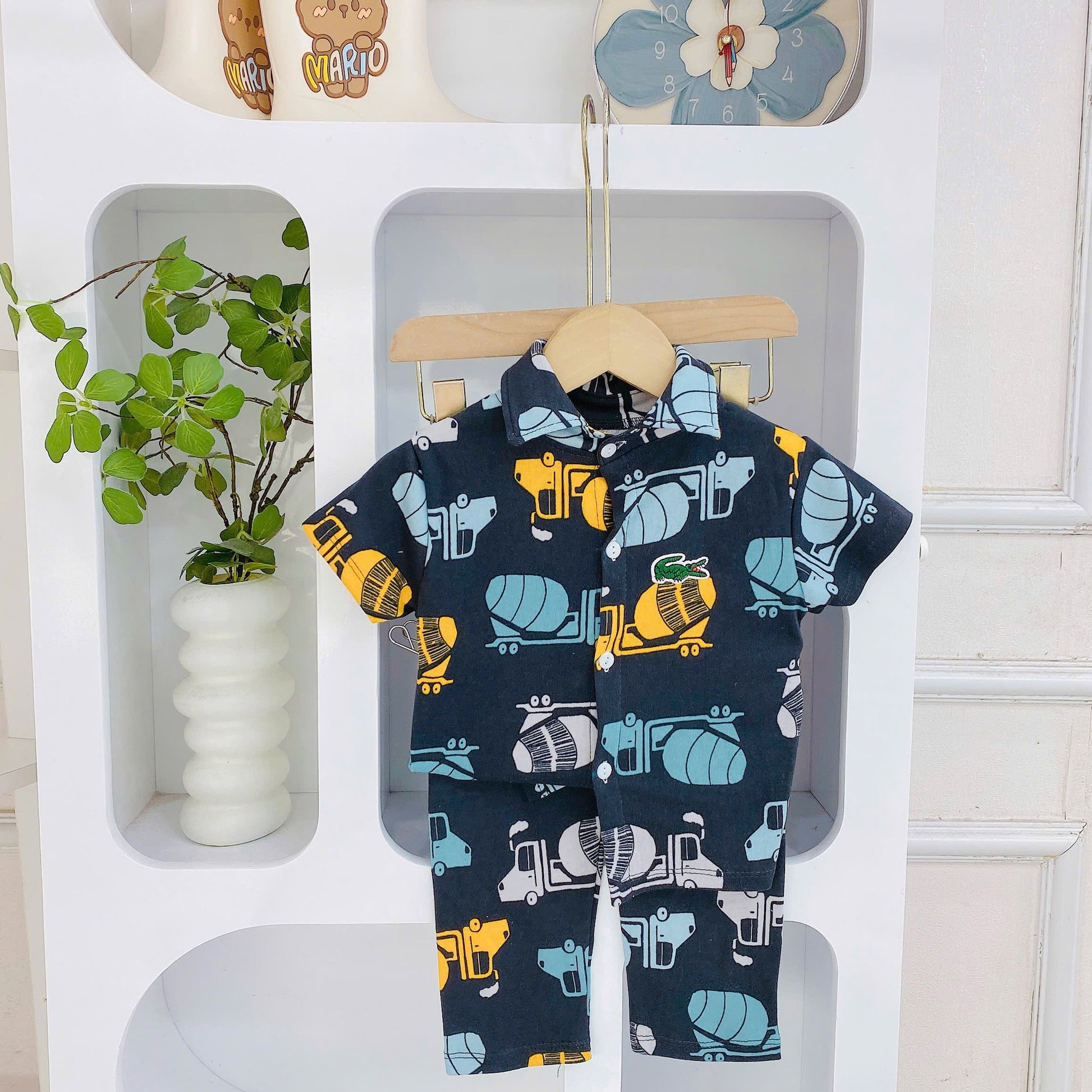 Shirt Set with Long Pants