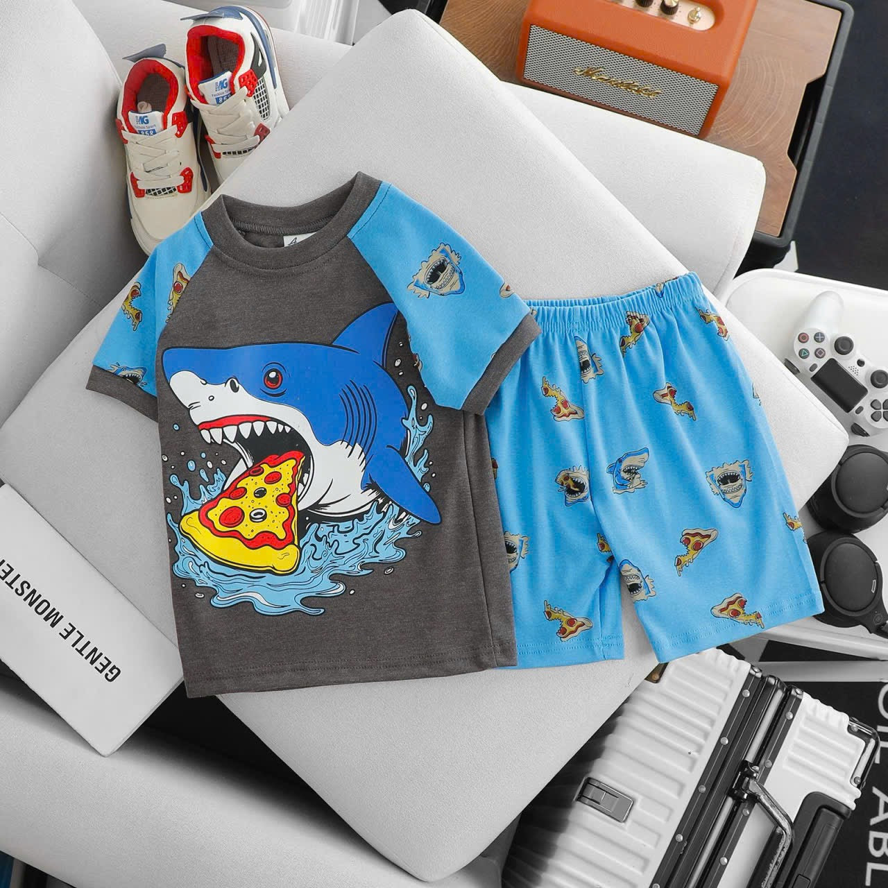 Angel Kids Printed Play Suits