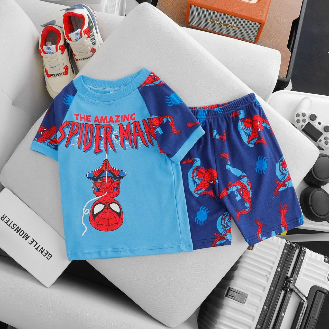Angel Kids Printed Play Suits