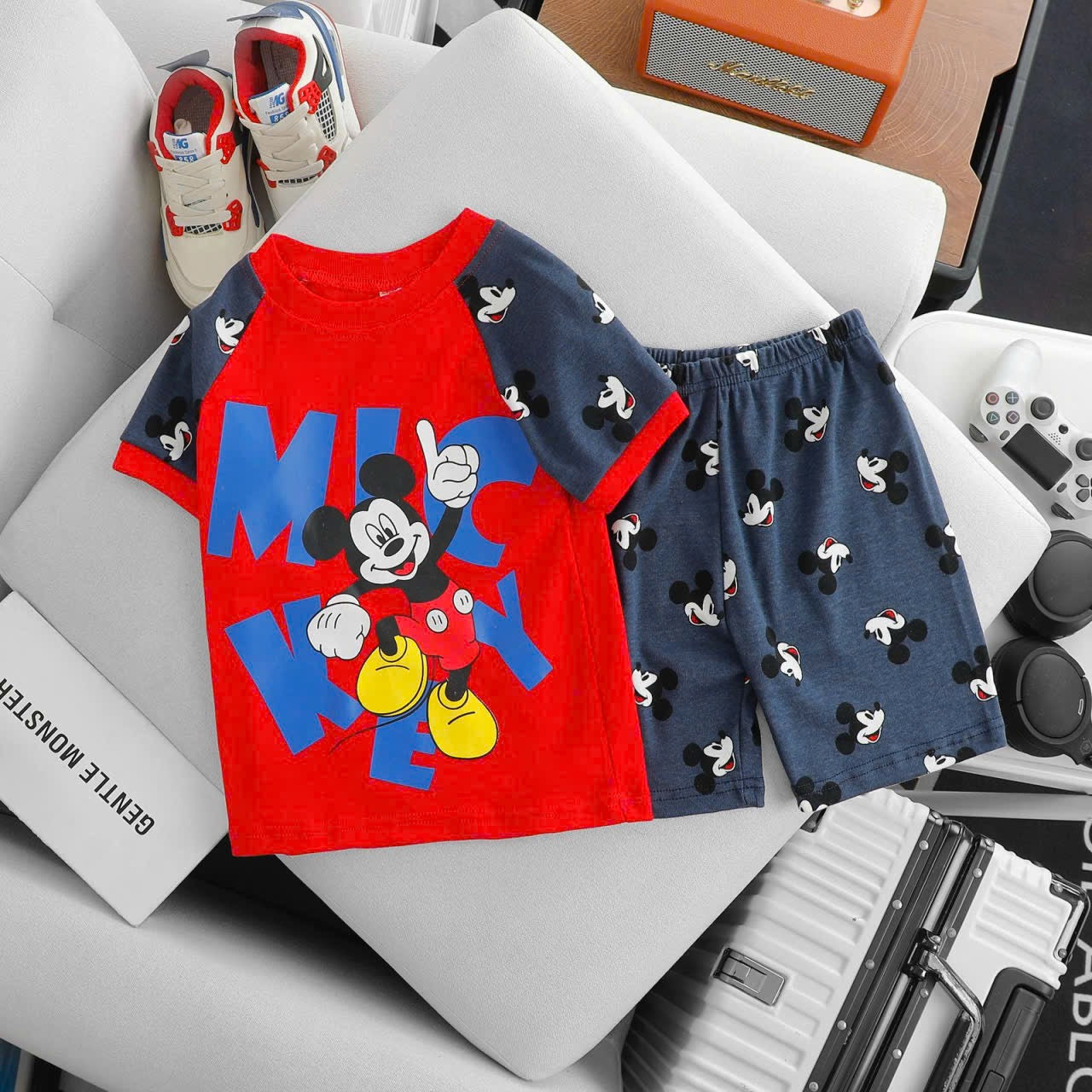 Angel Kids Printed Play Suits