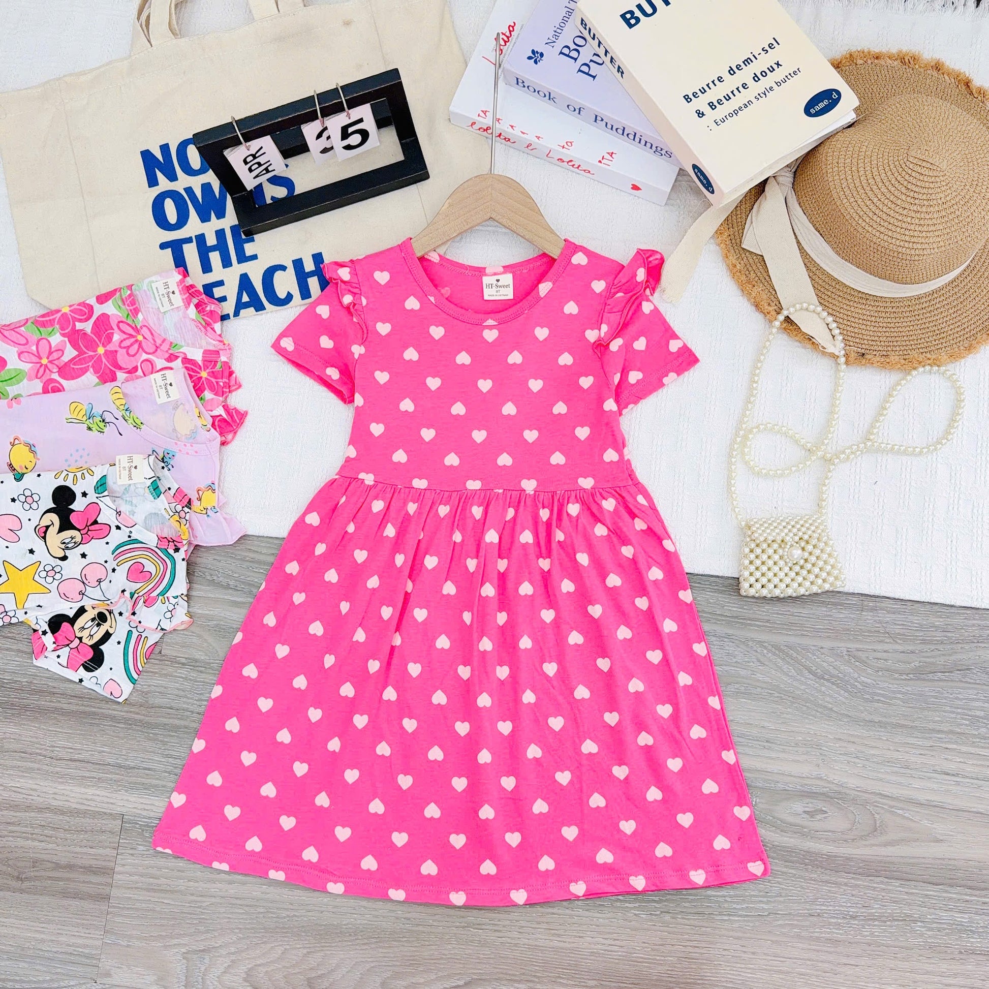 HT Sweet Short Dresses For Big girls