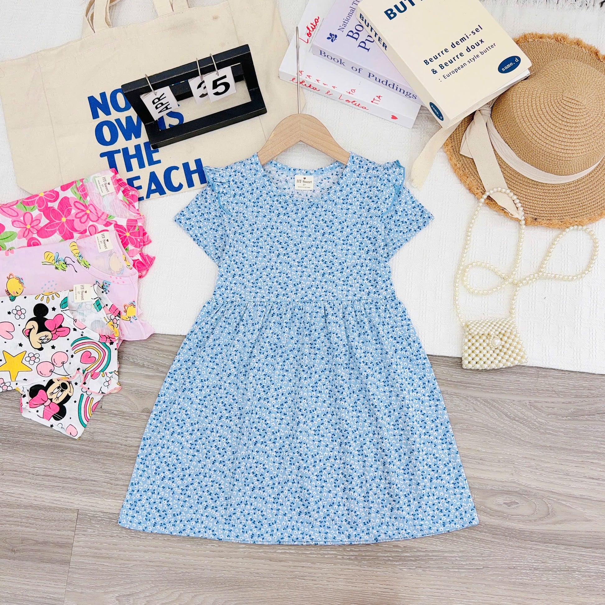 HT Sweet Short Dresses For Big girls