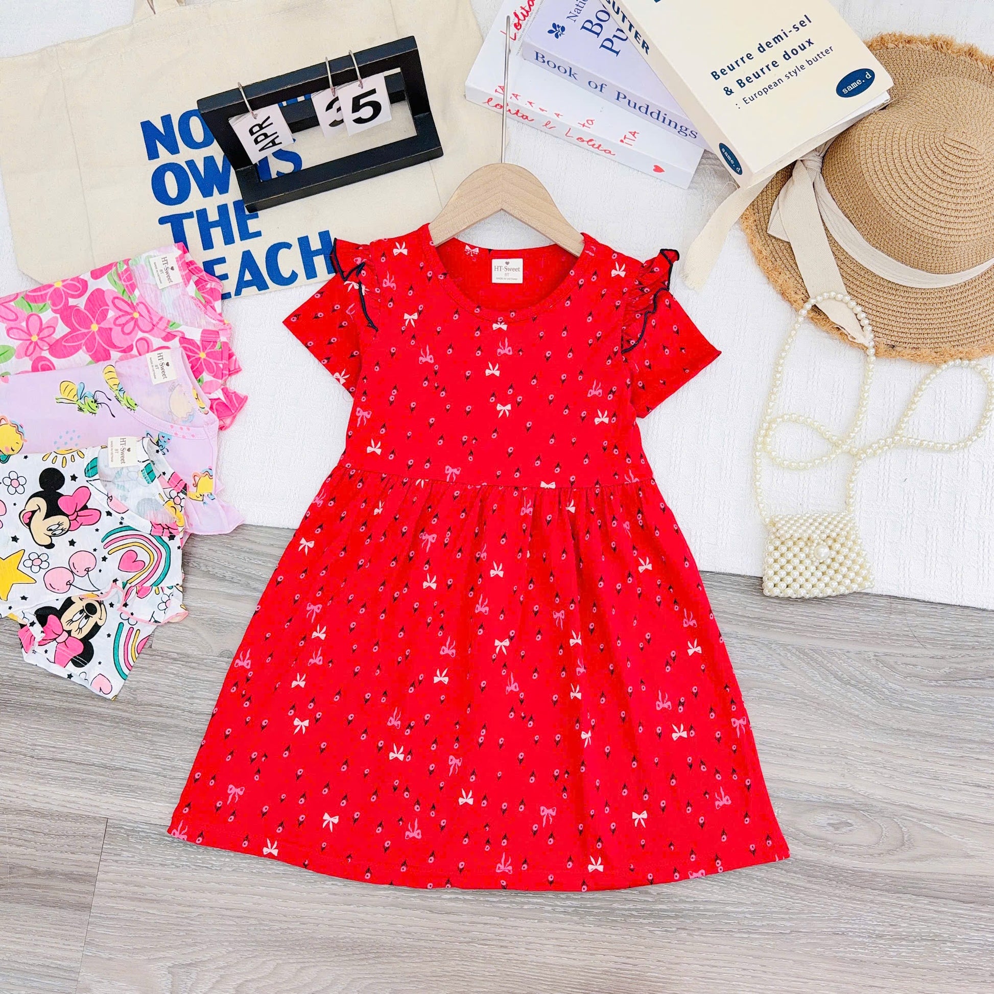 HT Sweet Short Dresses For Big girls