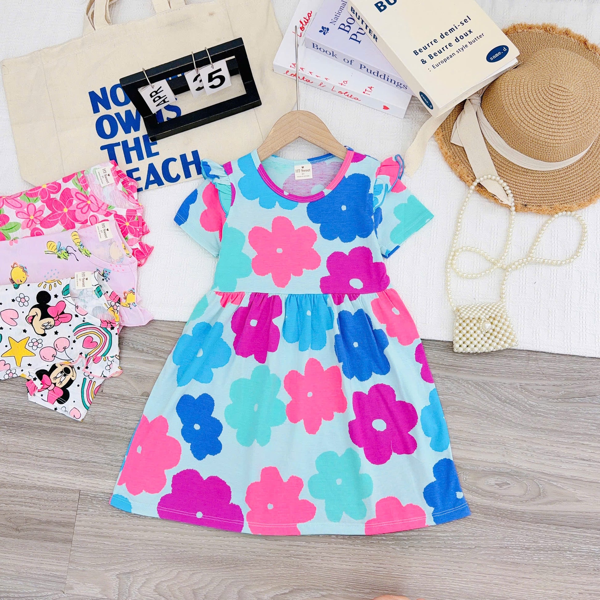 HT Sweet Short Dresses For Big girls