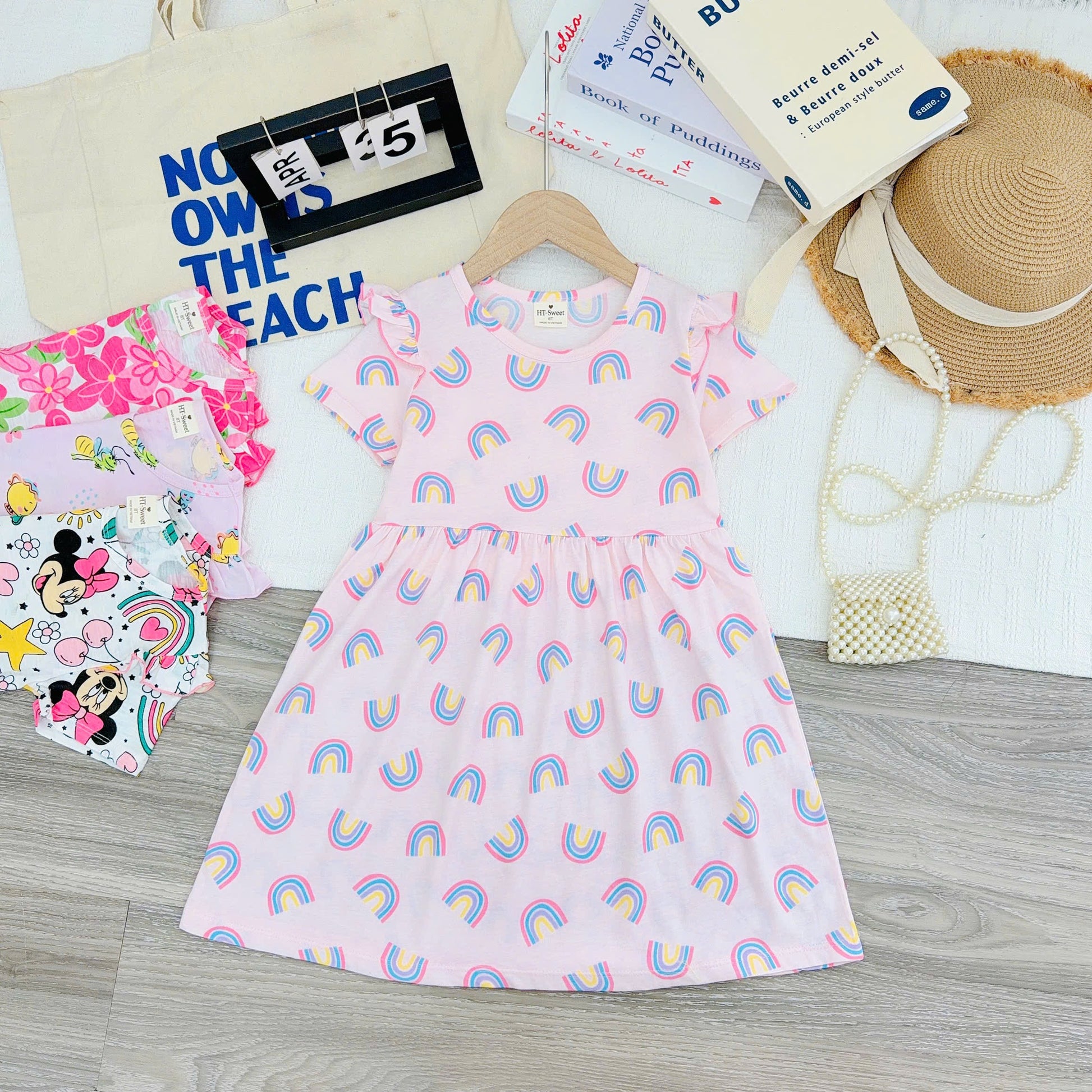 HT Sweet Short Dresses For Big girls