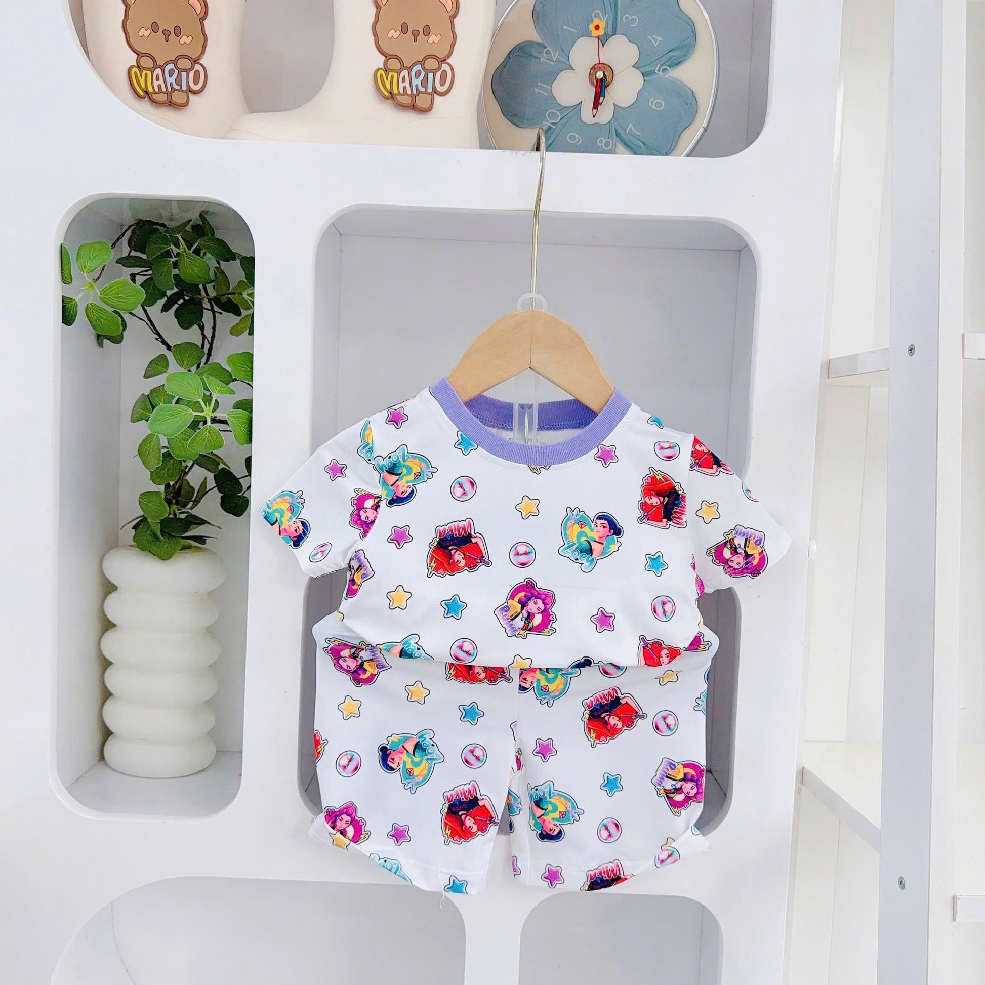 3D Cotton Yuzzin Play Suit Girls