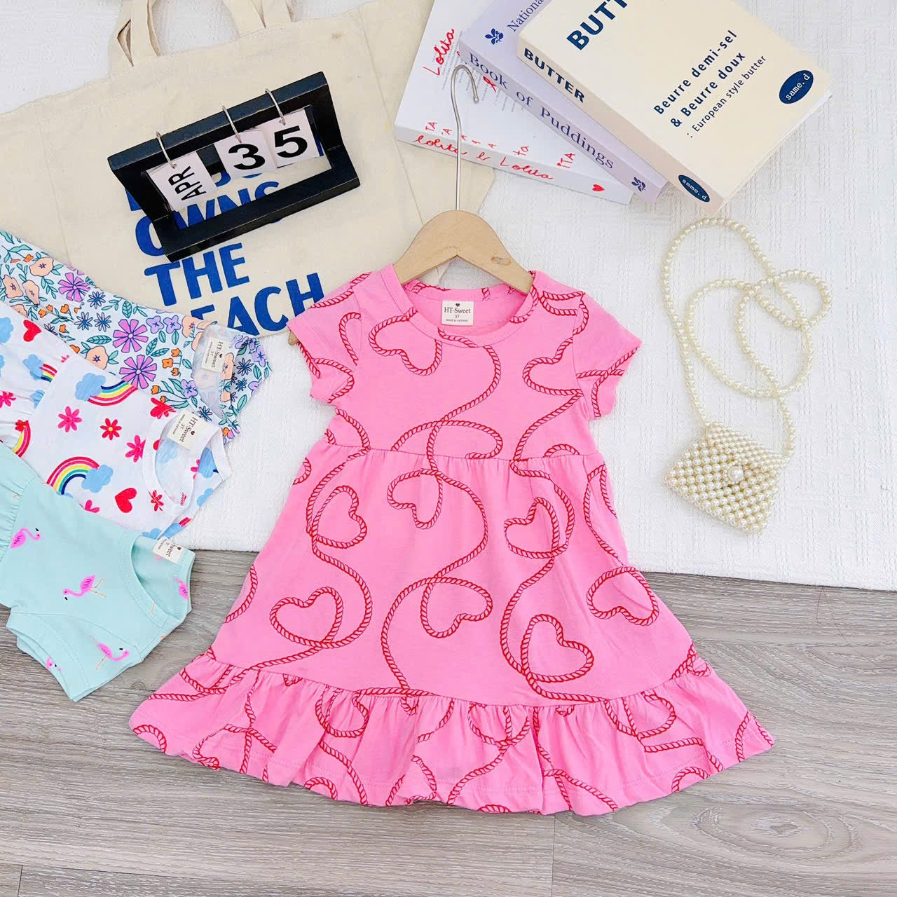 HT Short Dress Small Sizes Cotton