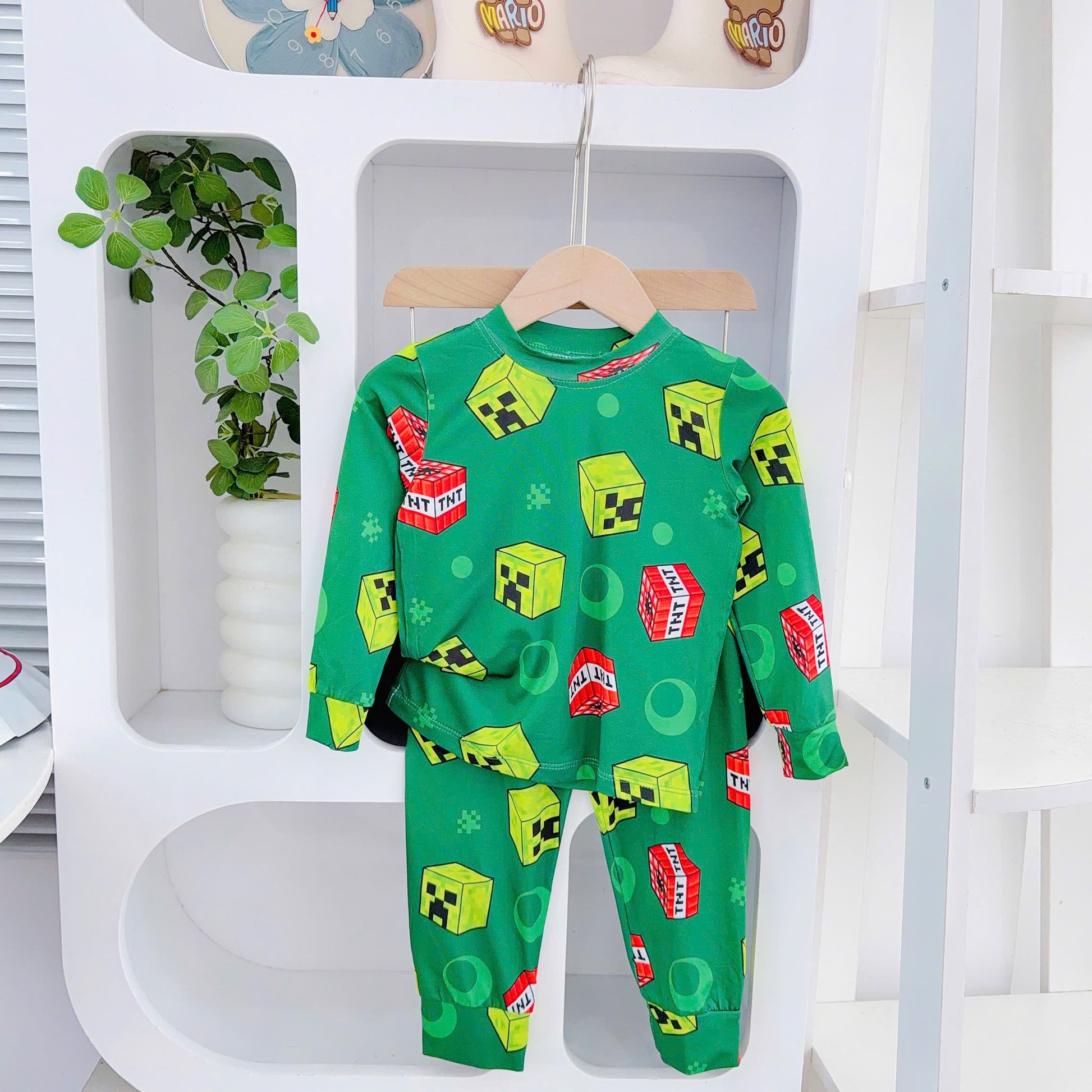 Boys Yuzzin Longsleeves 3D Cotton Pyjamas