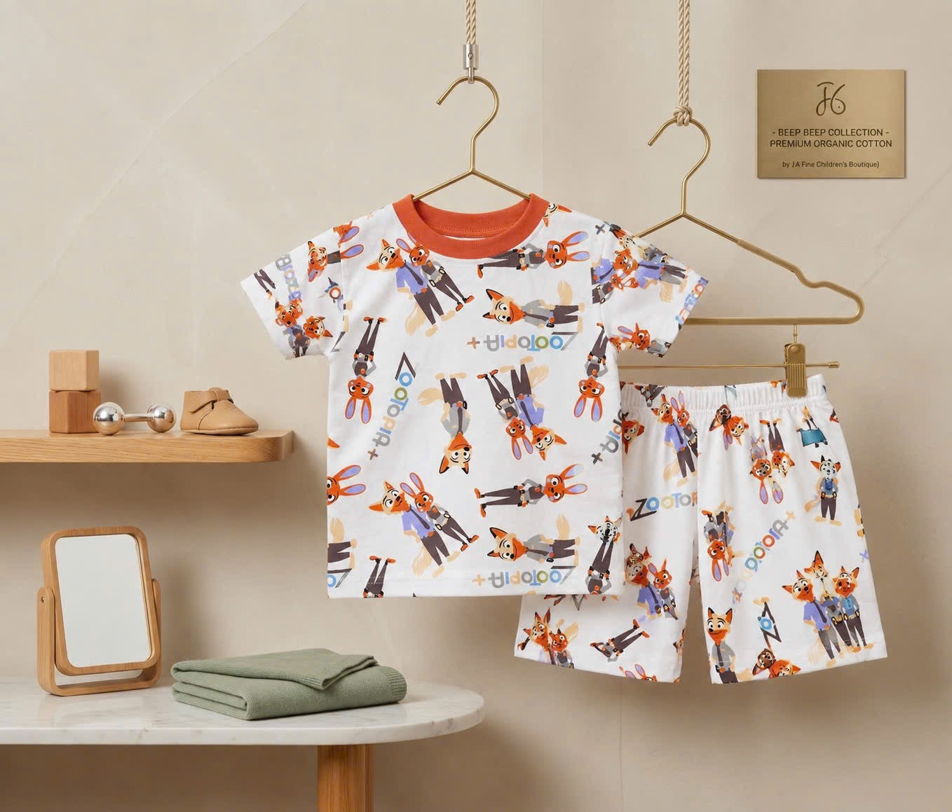 Boys HT 100% Cotton Play Suit