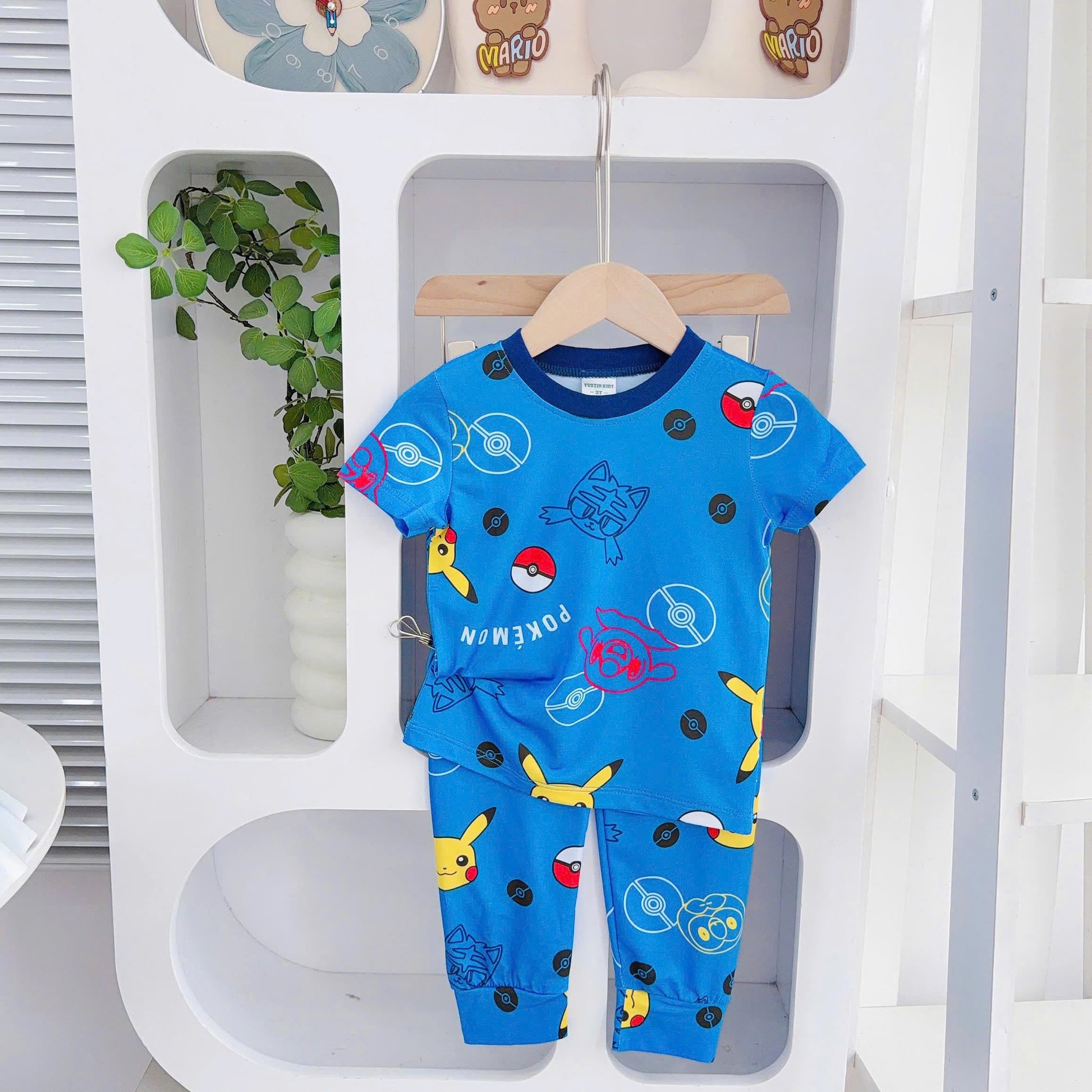 3D Cotton Shortsleeves Pyjamas