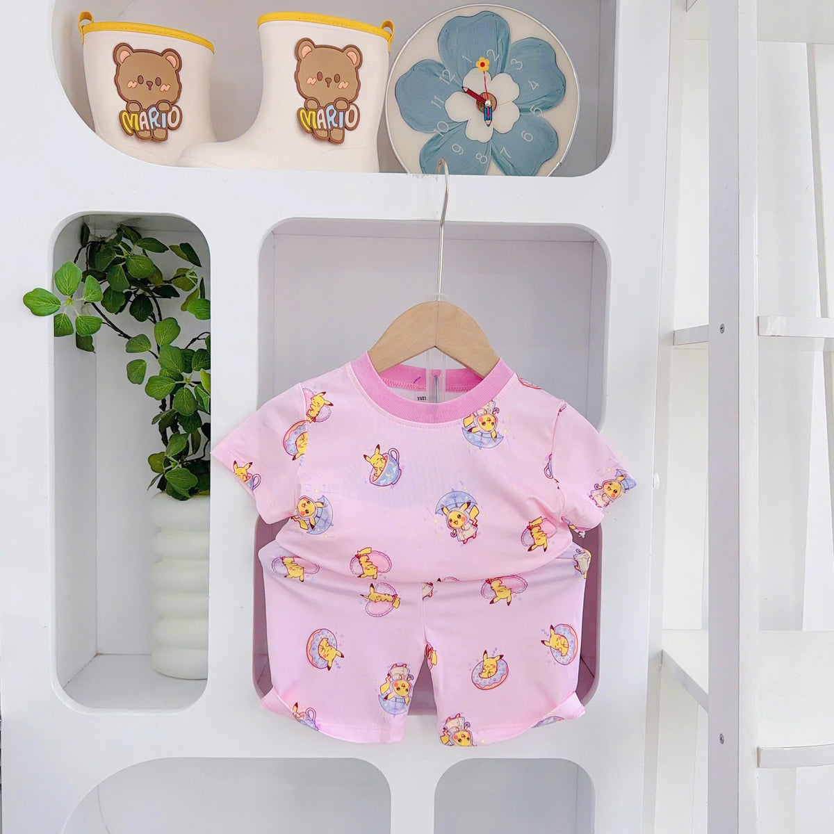 Girls 3D Cooling Cotton Playsuits