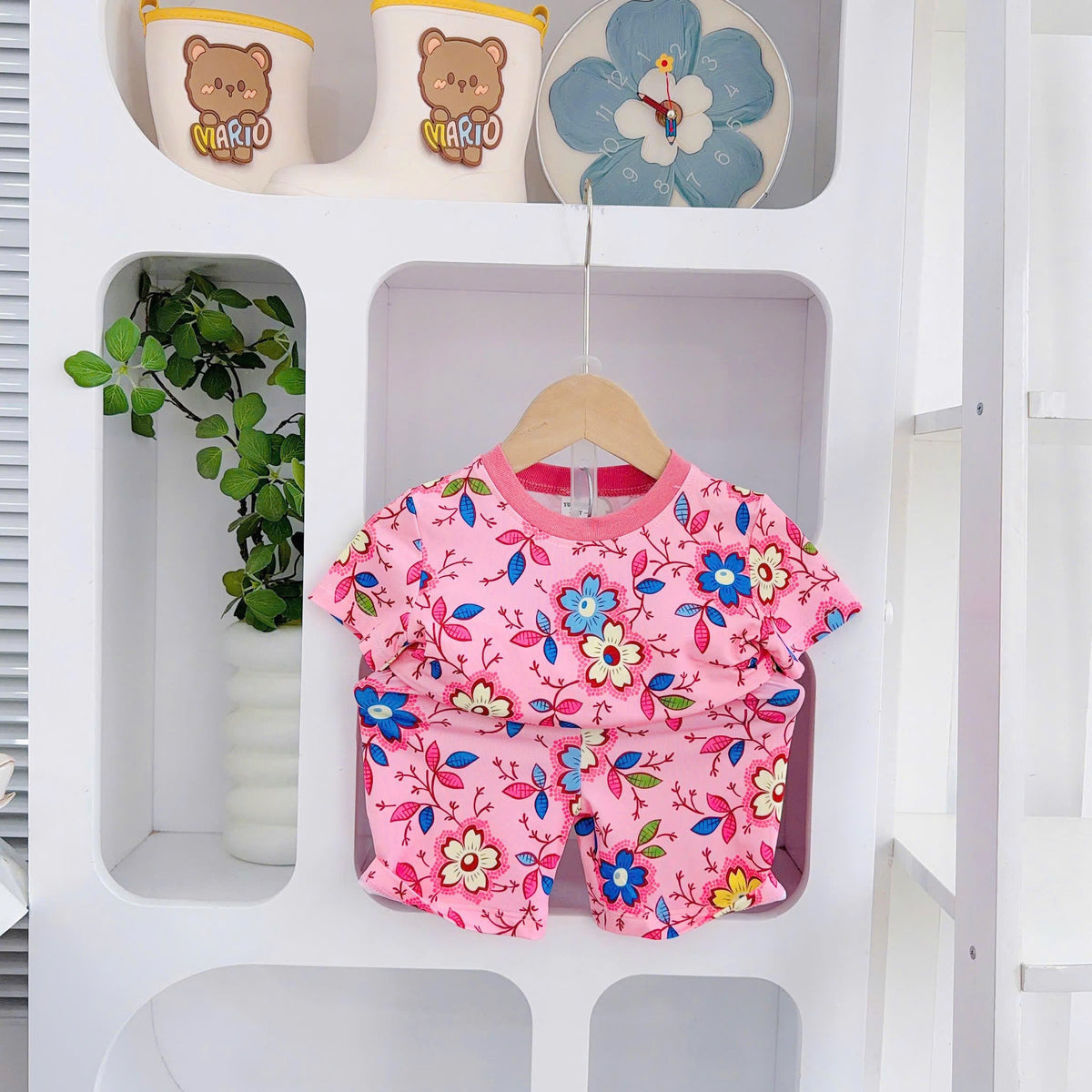 Girls 3D Cooling Cotton Playsuits