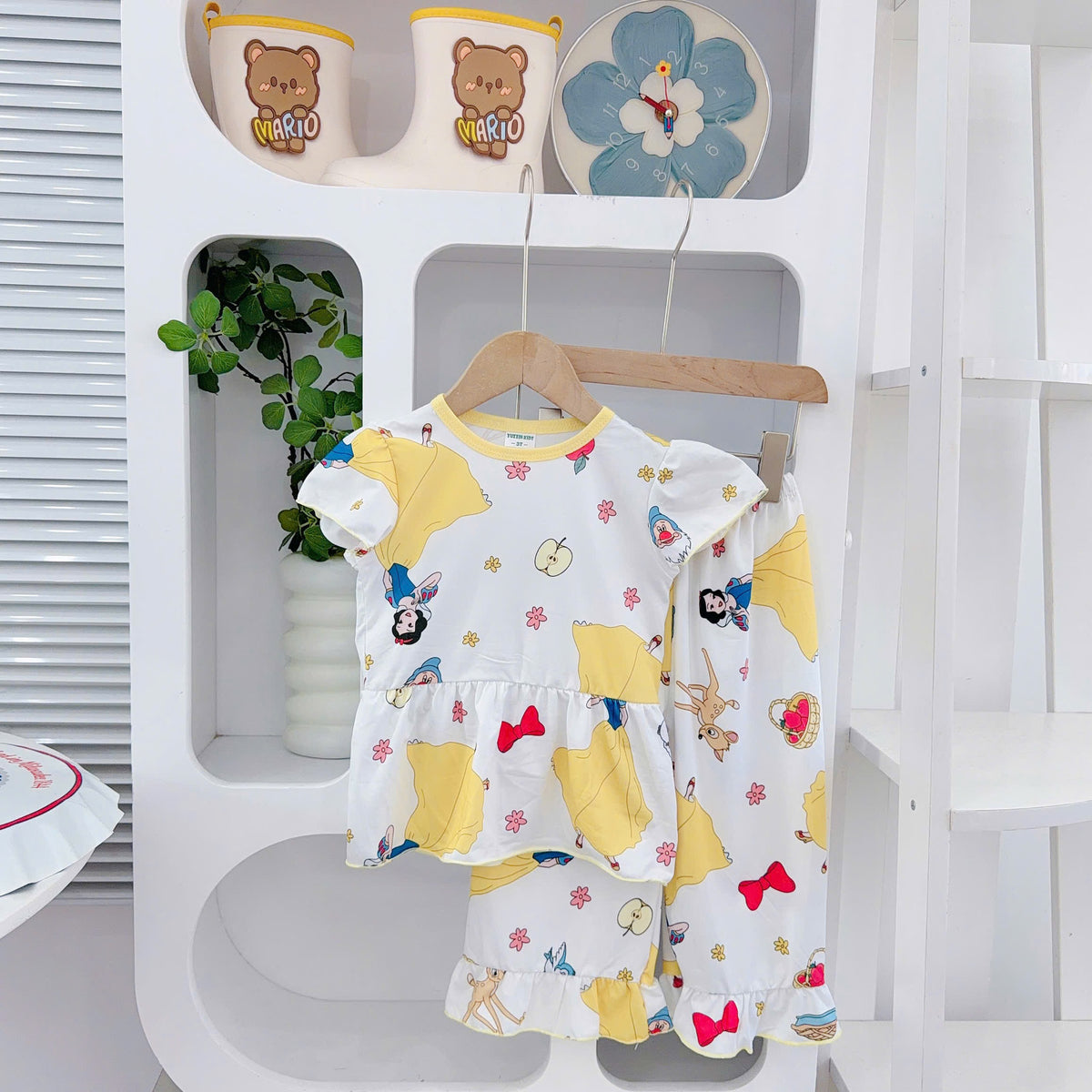 Girls 3D Cotton Baby Doll Pyjamas