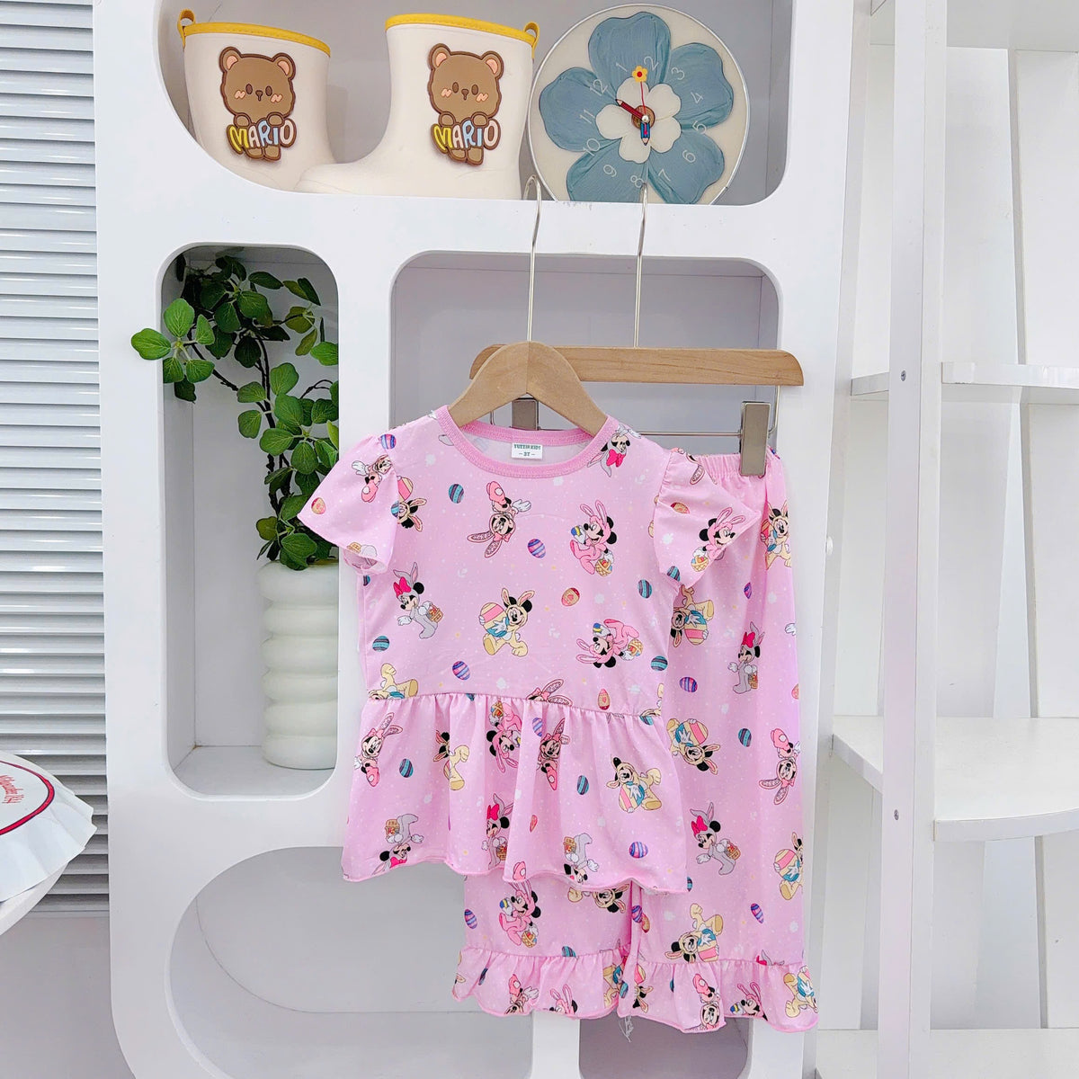 Girls 3D Cotton Baby Doll Pyjamas