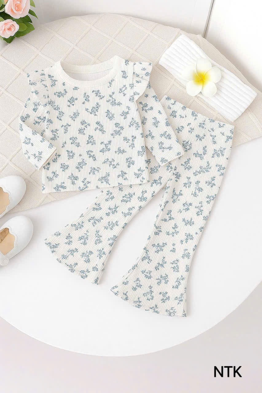 Long Sleeves Pleated Pyjamas