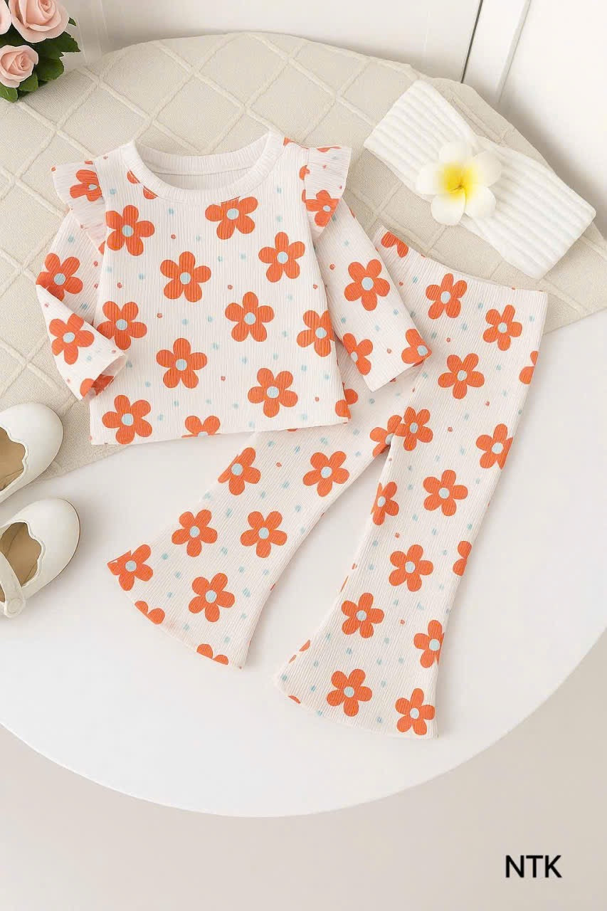 Long Sleeves Pleated Pyjamas